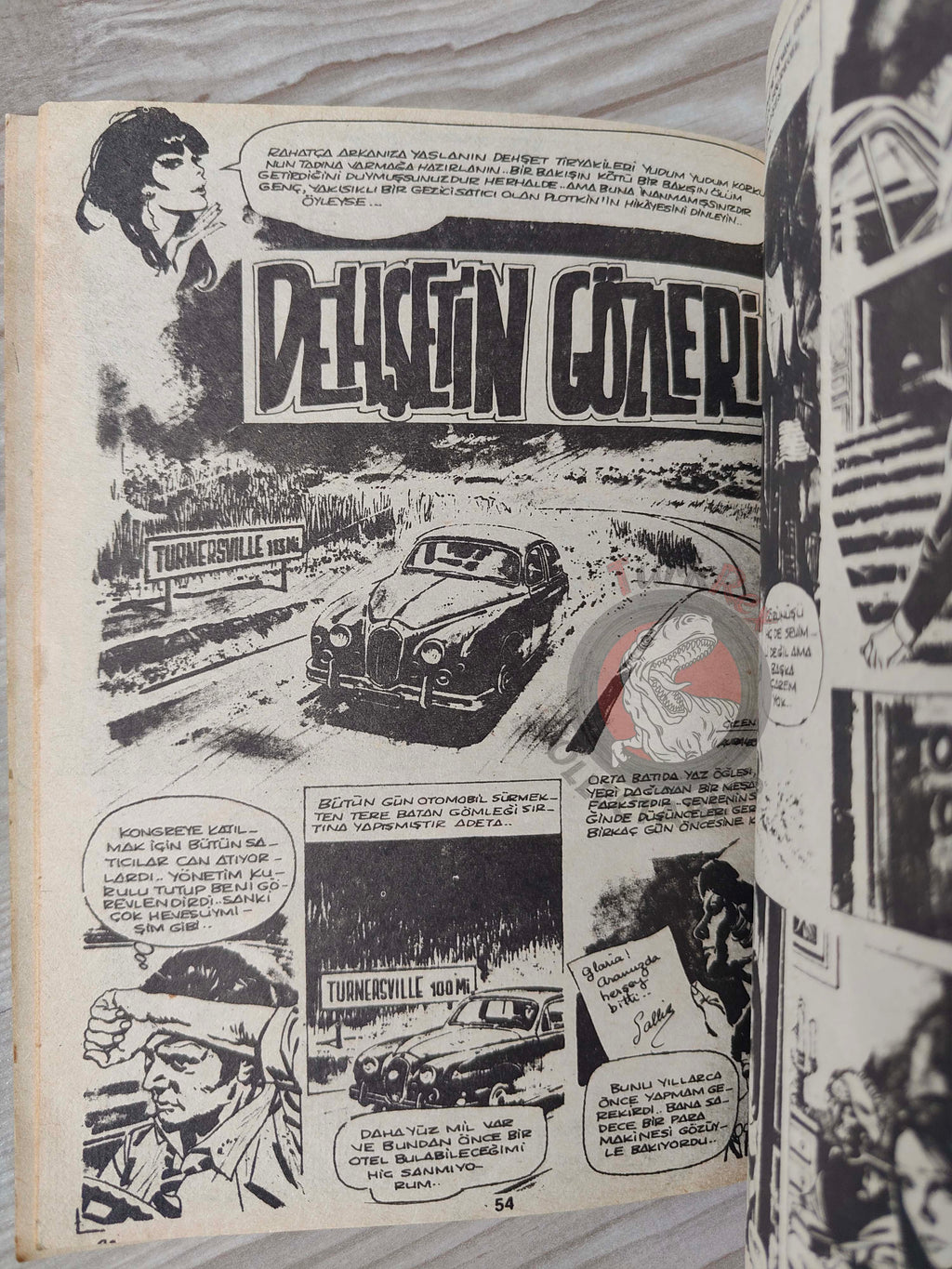 Süper Korku #20 late 80s Turkish Comic Turkey Creepy Eerie From the Darkness #1 Vampirella