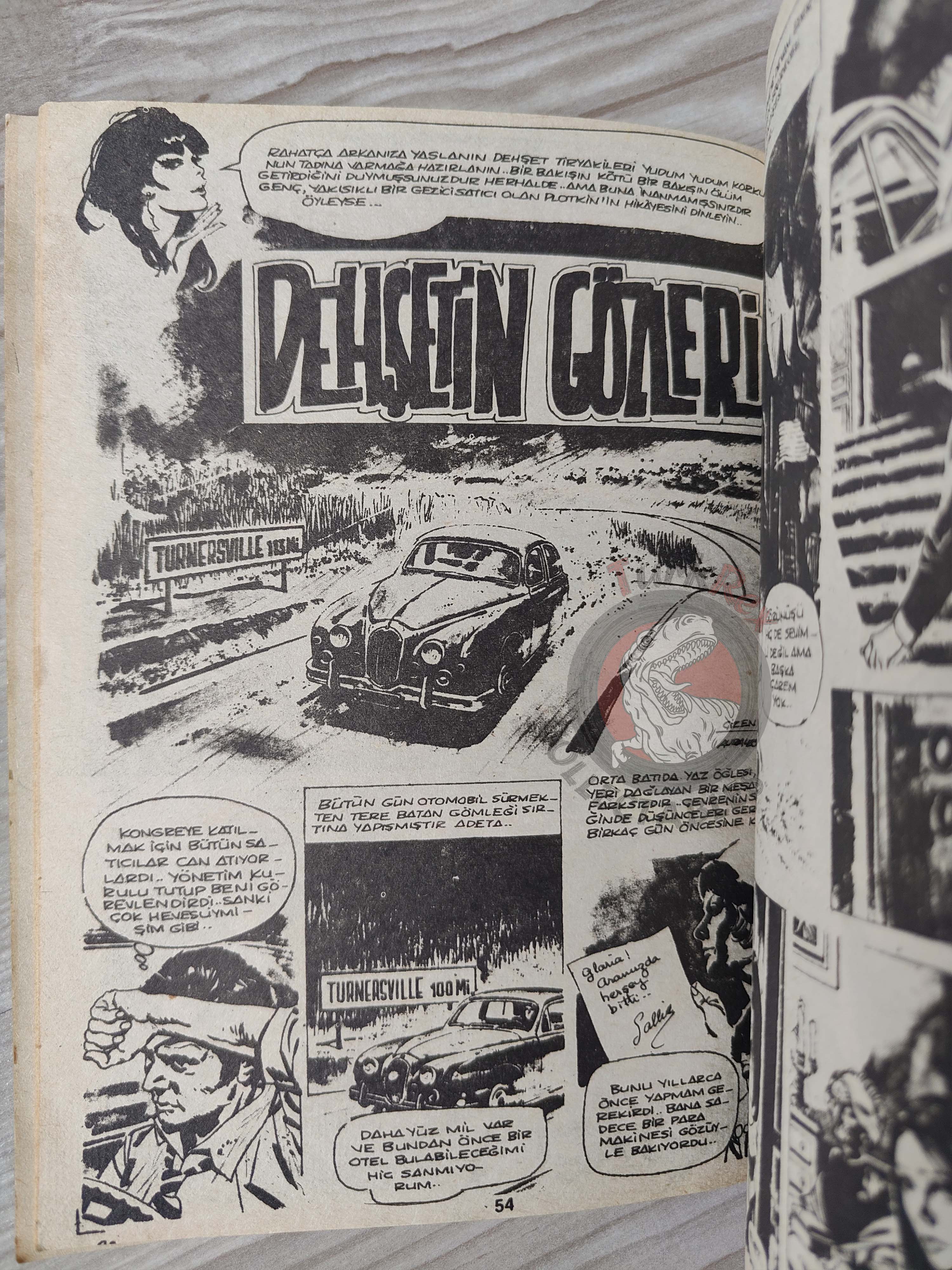 Süper Korku #20 late 80s Turkish Comic Turkey Creepy Eerie From the Darkness #1 Vampirella