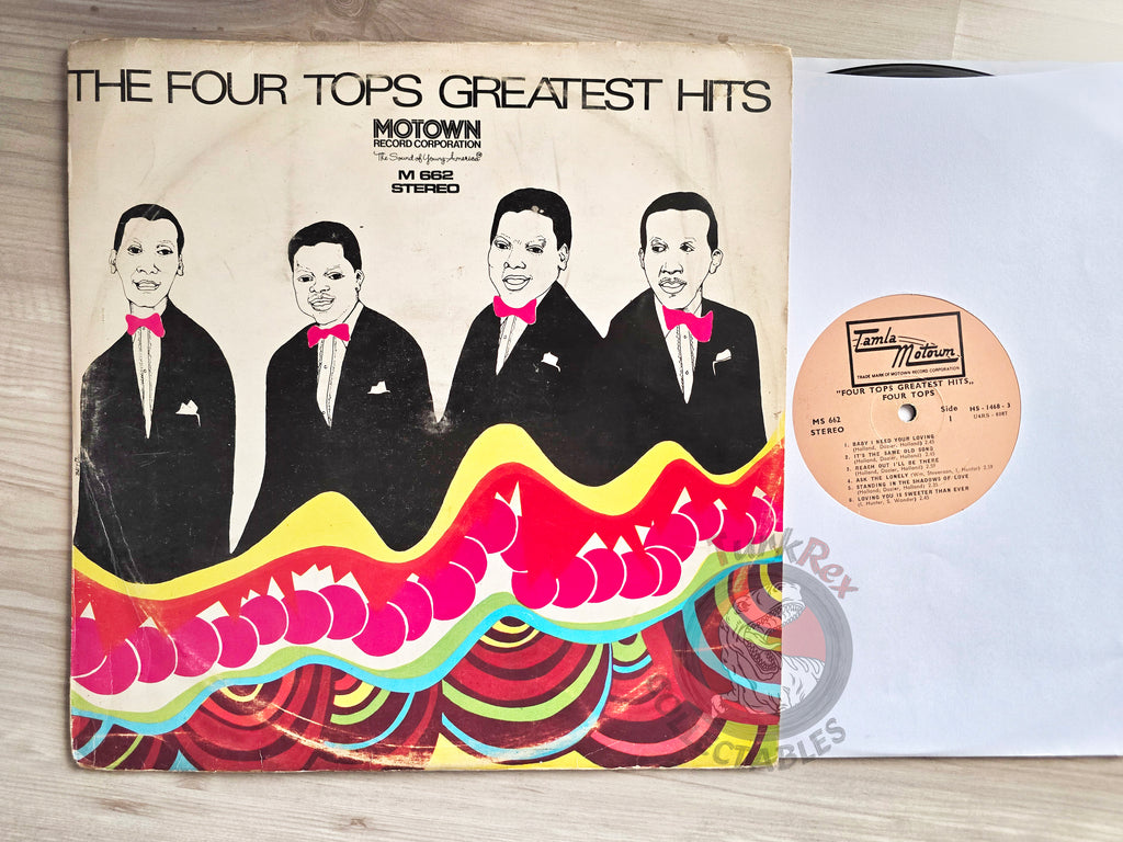 Four Tops – Four Tops Greatest Hits Turkish Pressing Vinyl Turkey Edition