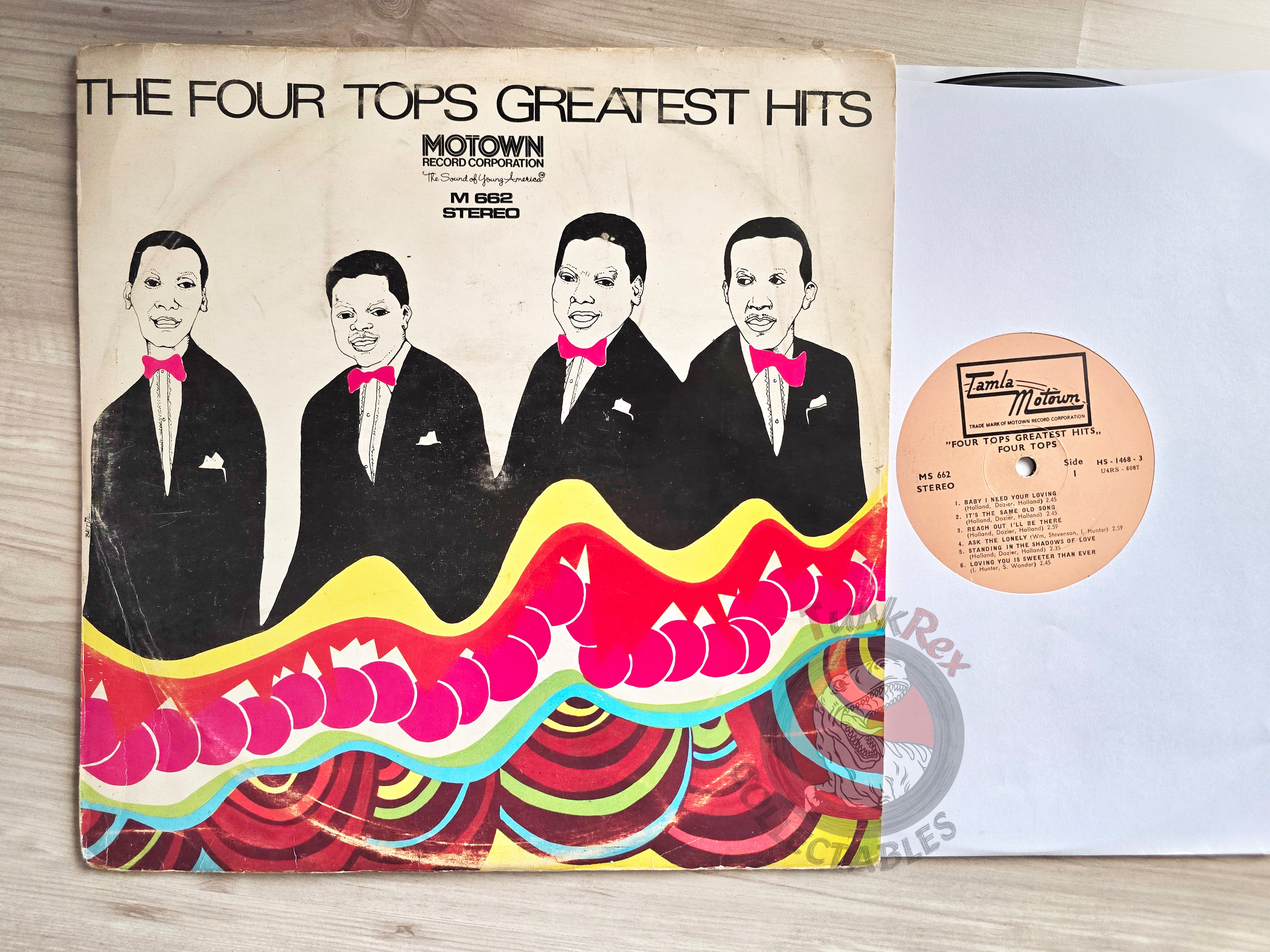 Four Tops – Four Tops Greatest Hits Turkish Pressing Vinyl Turkey Edition