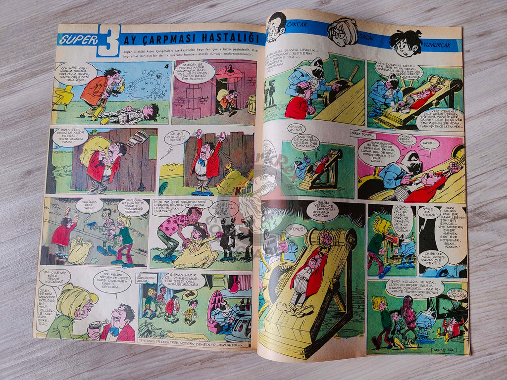 Doğan Kardeş 1971 Magazine #38 Turkish Comic Turkey William Tell Gulliver's Travels