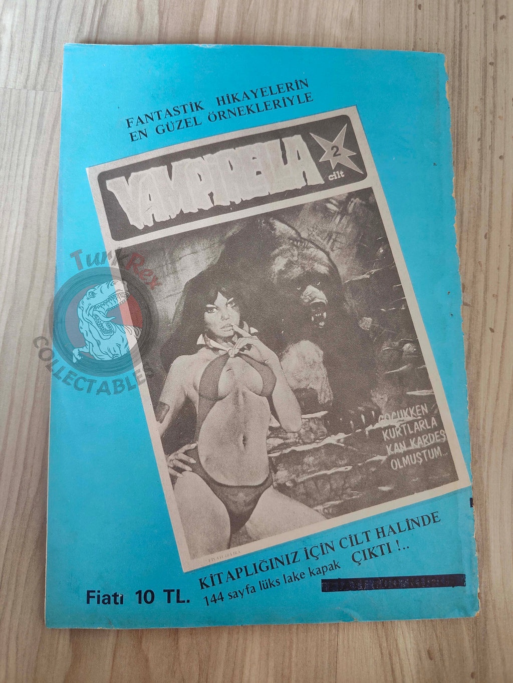 Vampirella #27 1977 Turkish Comic Turkey Warren cover #60 Space 1999 Planet Of The Apes