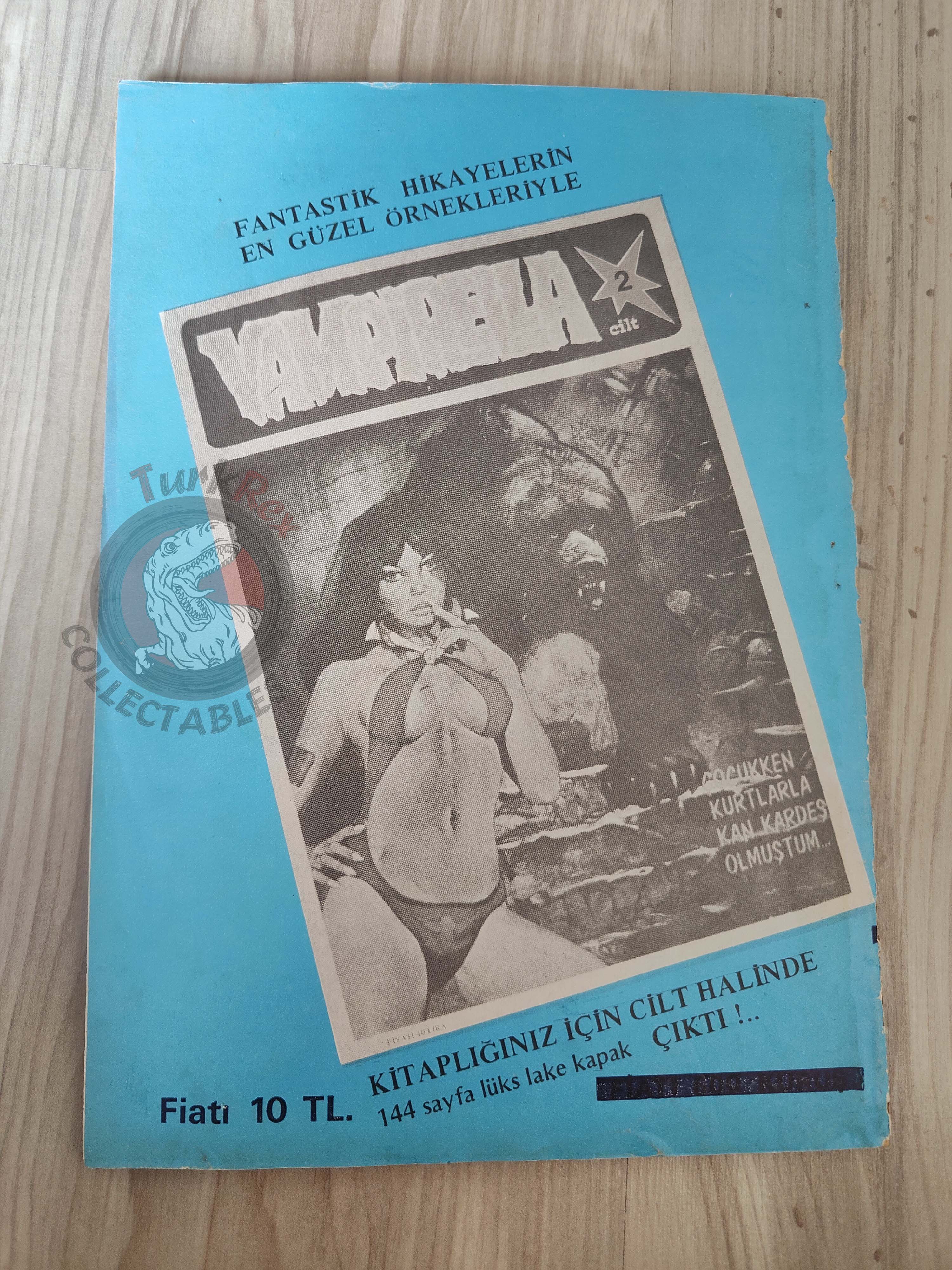 Vampirella #27 1977 Turkish Comic Turkey Warren cover #60 Space 1999 Planet Of The Apes