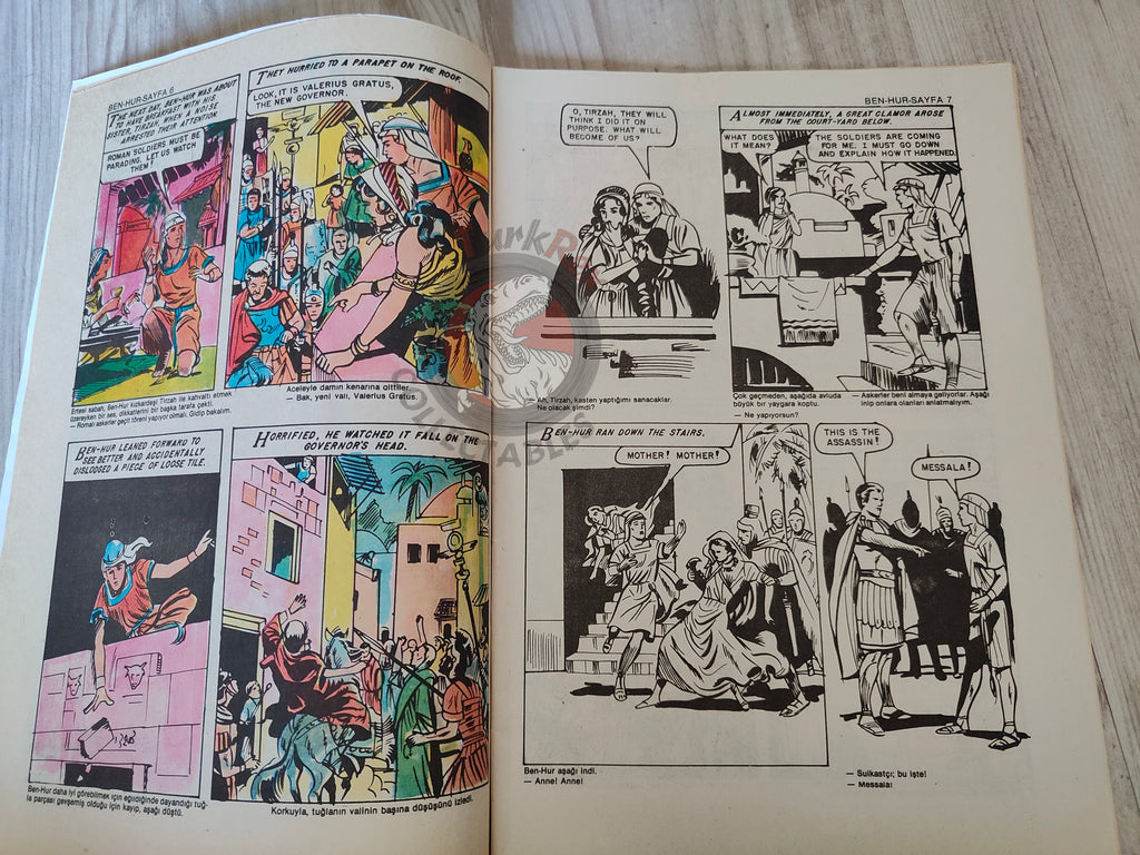 Ben-Hur – Lew Wallace Turkish Comic Turkey Classics Illustrated