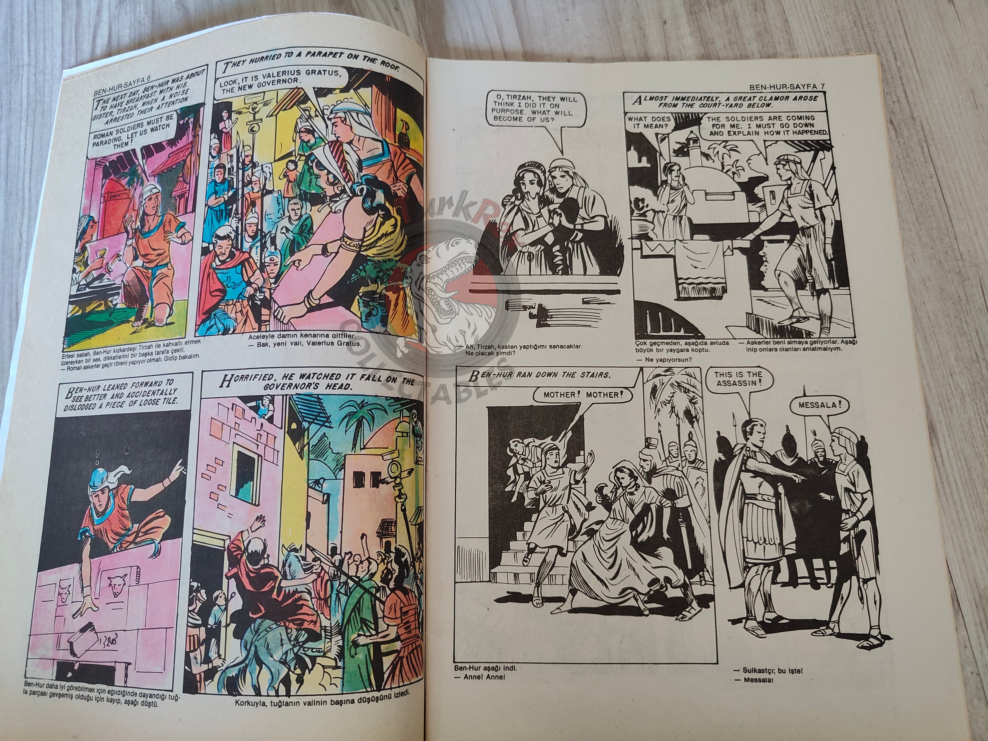 Ben-Hur – Lew Wallace Turkish Comic Turkey Classics Illustrated