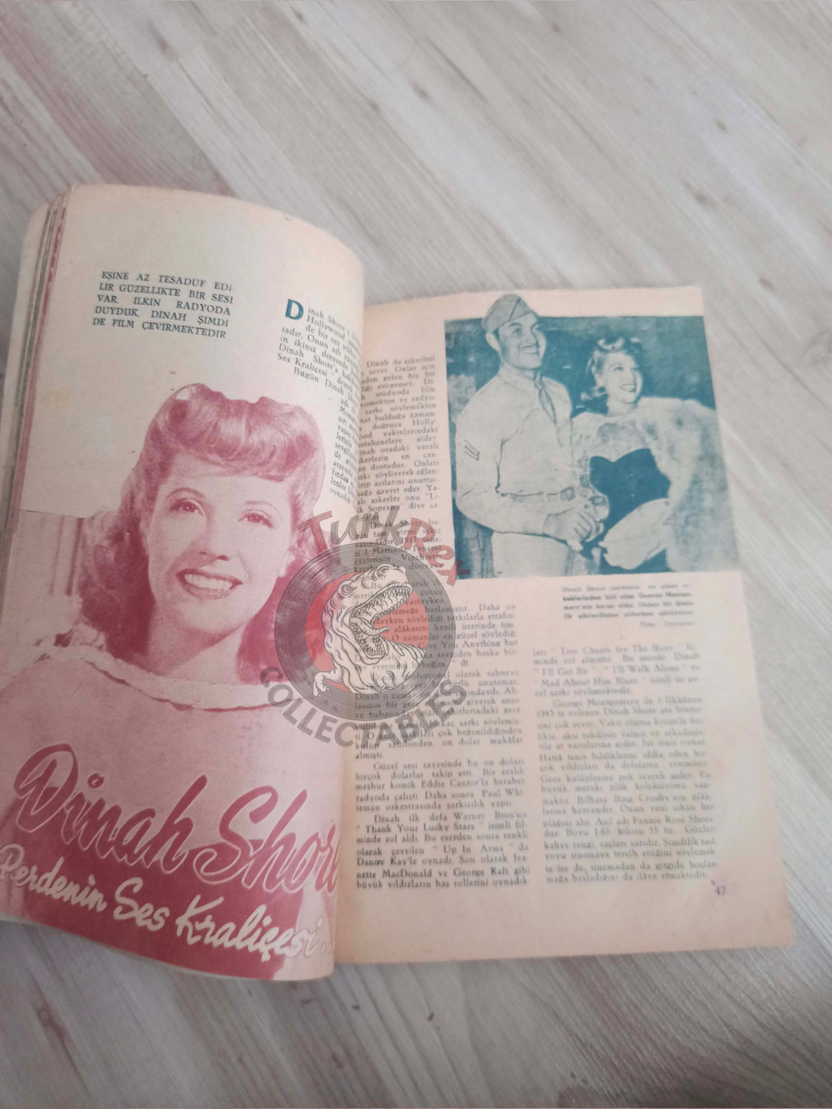 Yıldız 1945 Yearbook Edition Turkish Mag Turkey Hollywood Ginger Rogers Shirley Temple Hedy Lamarr