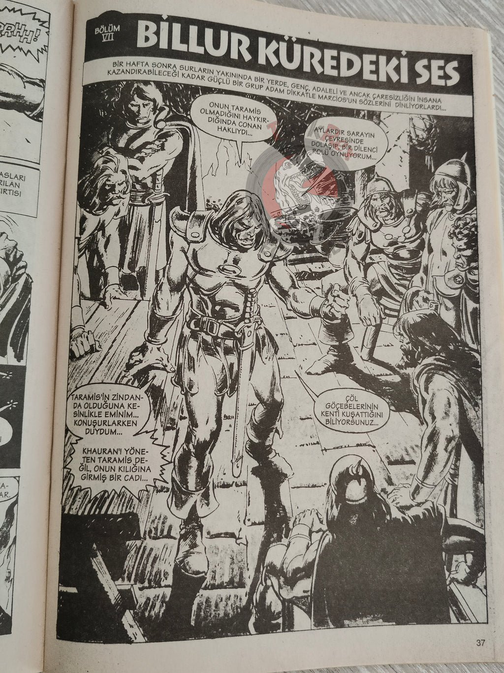 Conan #4 The Savage Sword of Conan #5 #6 Turkish Comic Turkey
