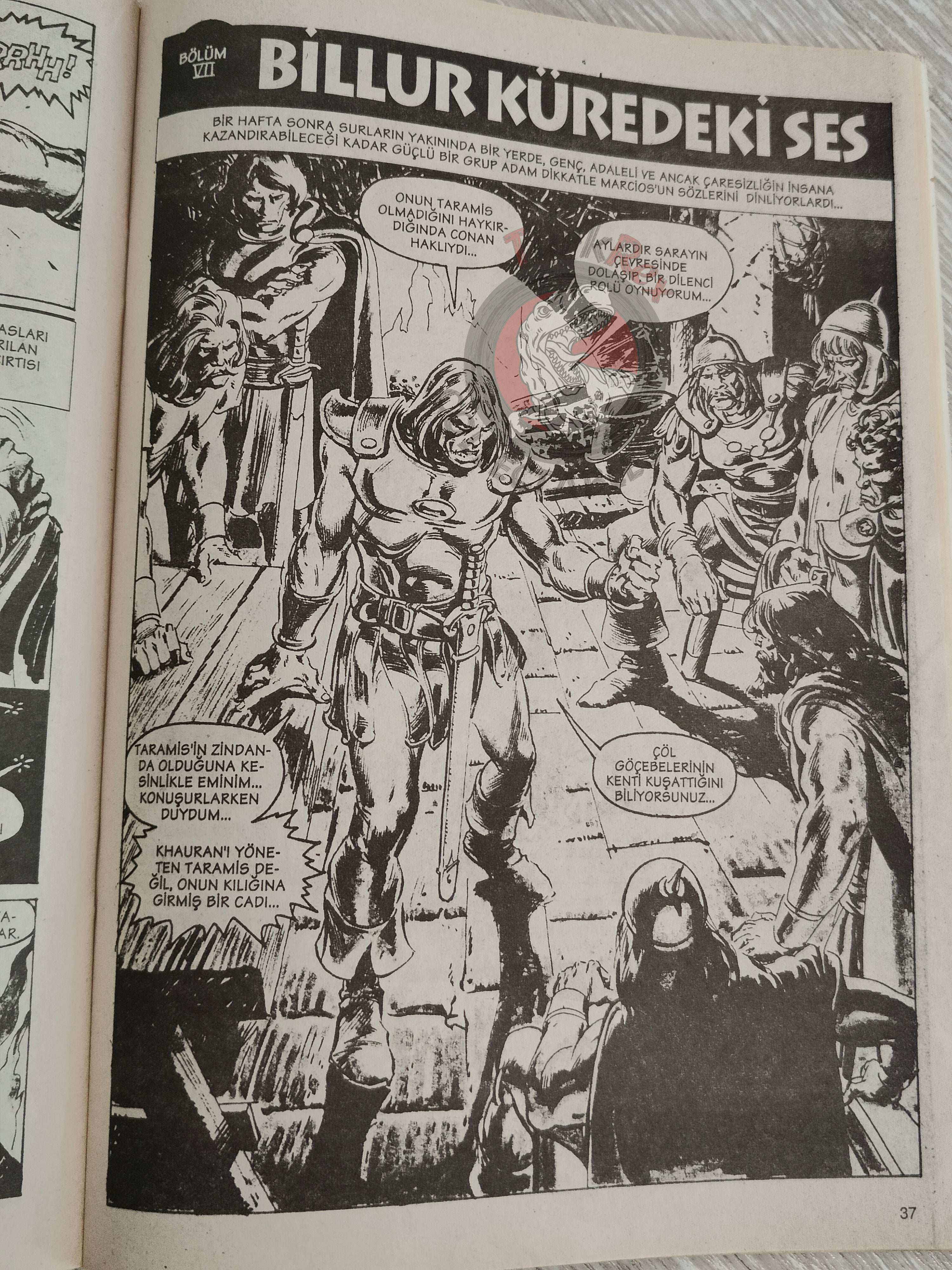 Conan #4 The Savage Sword of Conan #5 #6 Turkish Comic Turkey