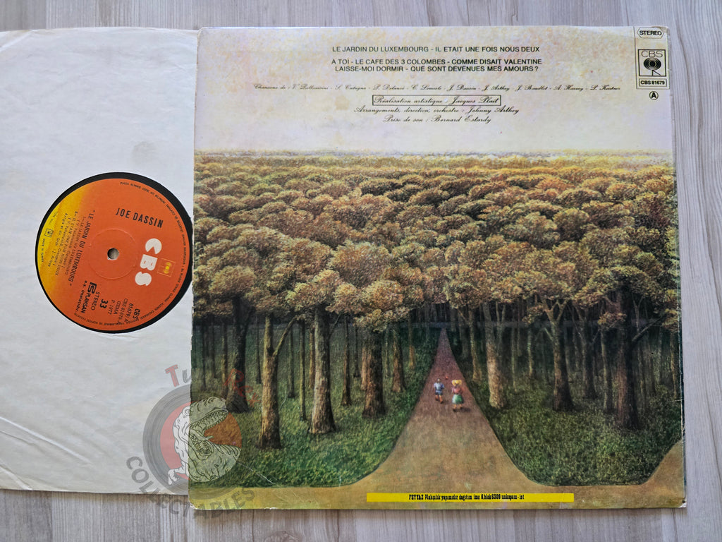 Joe Dassin – Le Jardin Du Luxembourg Turkish Pressing Vinyl Turkey Edition 1