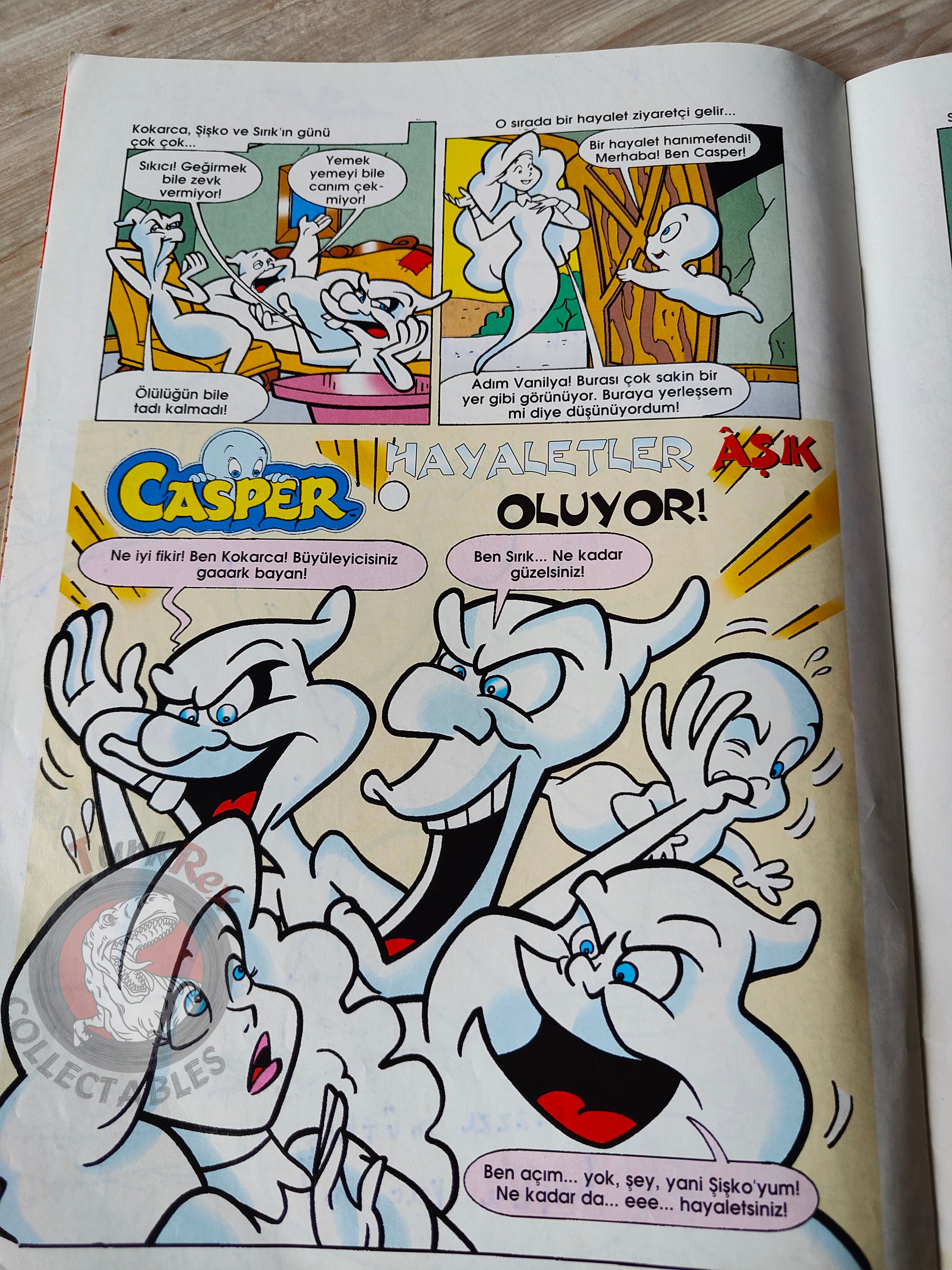 Casper the Friendly Ghost Magazine – Issue #30 1998 Turkish Comic Turkey