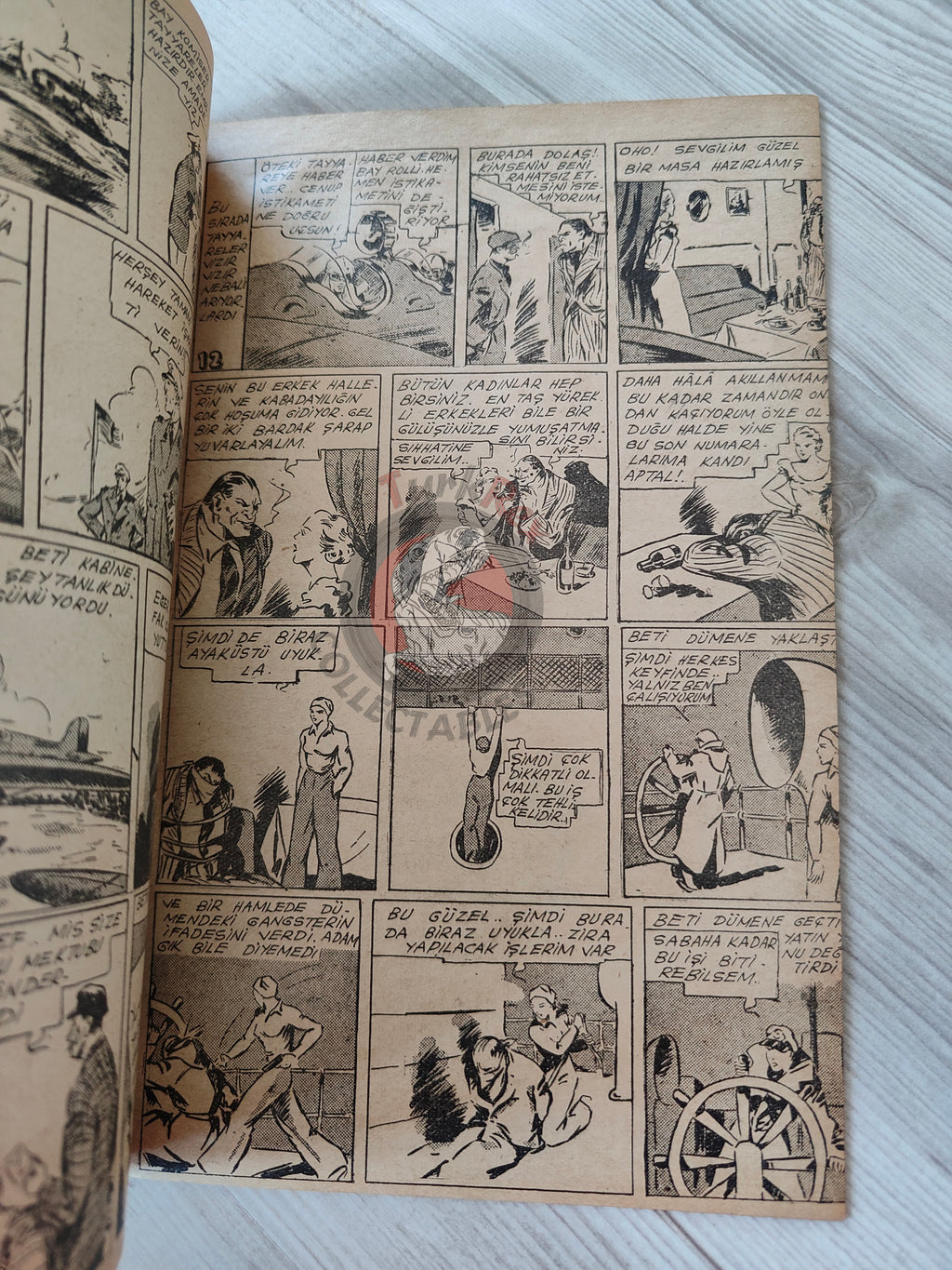 1001 Roman 1943 The Blonde Danger – Revenge Turkish Comic Mag Turkey