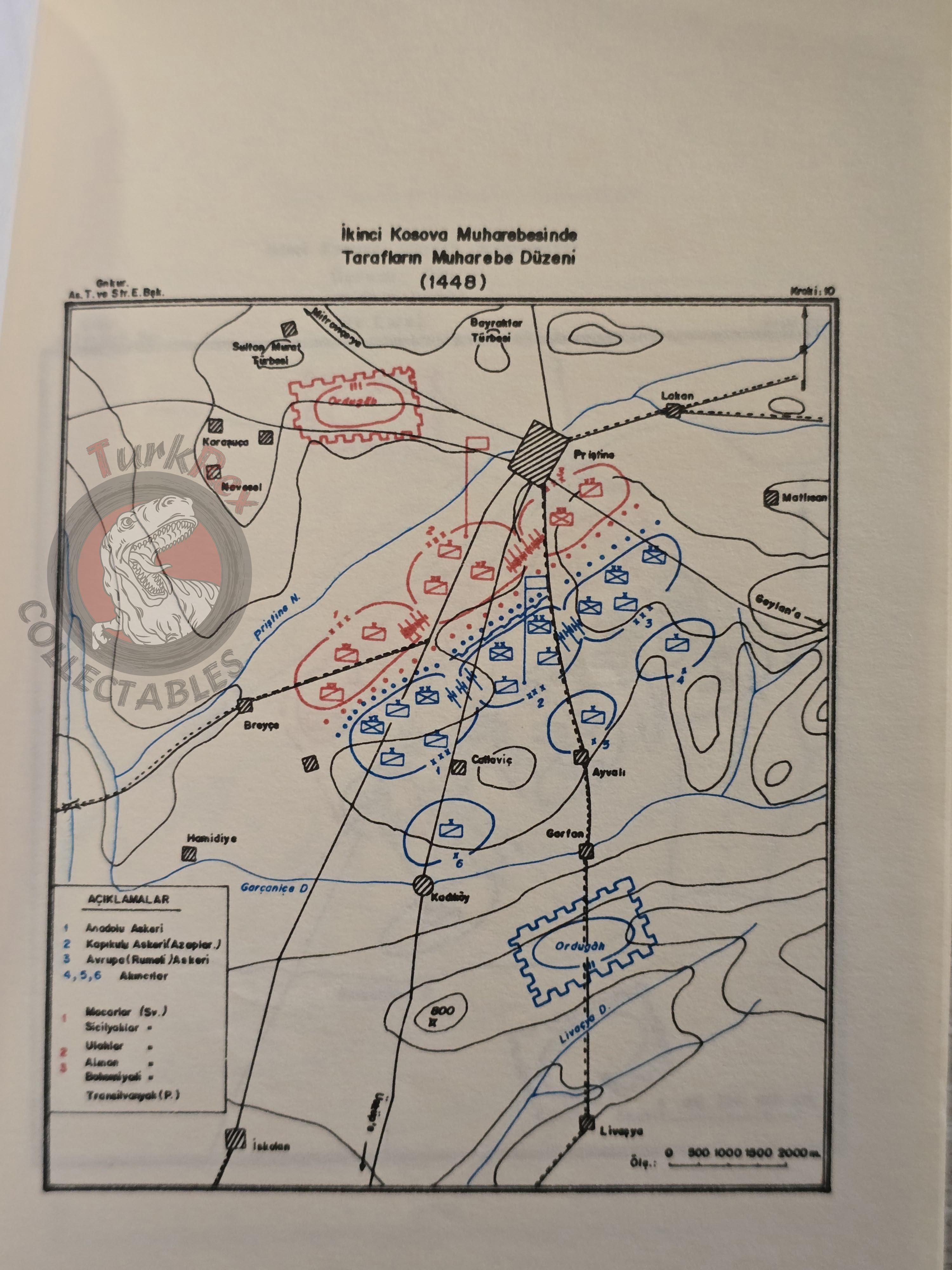The Battles of Varna and Second Kosovo 1986 Turkish Book Military Ottoman Empire Maps Murad II