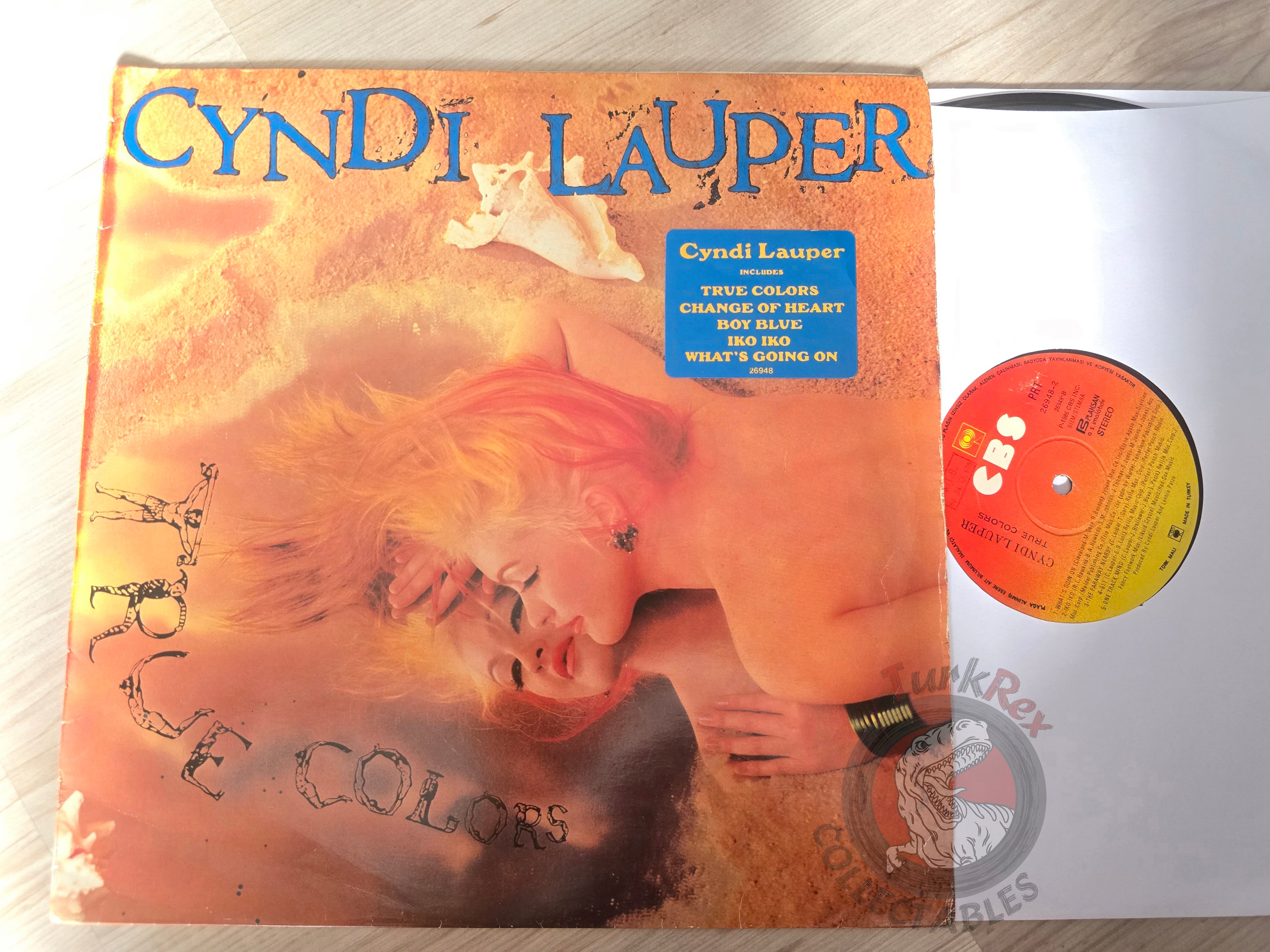 Cyndi Lauper – True Colors Turkish Pressing Vinyl Turkey Edition