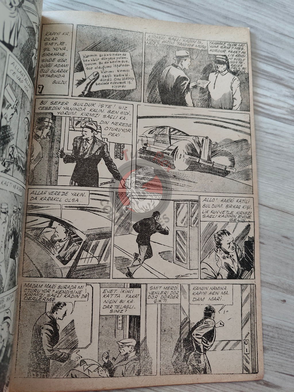 1001 Roman 1944 The Green Nest Turkish Comic Mag Turkey