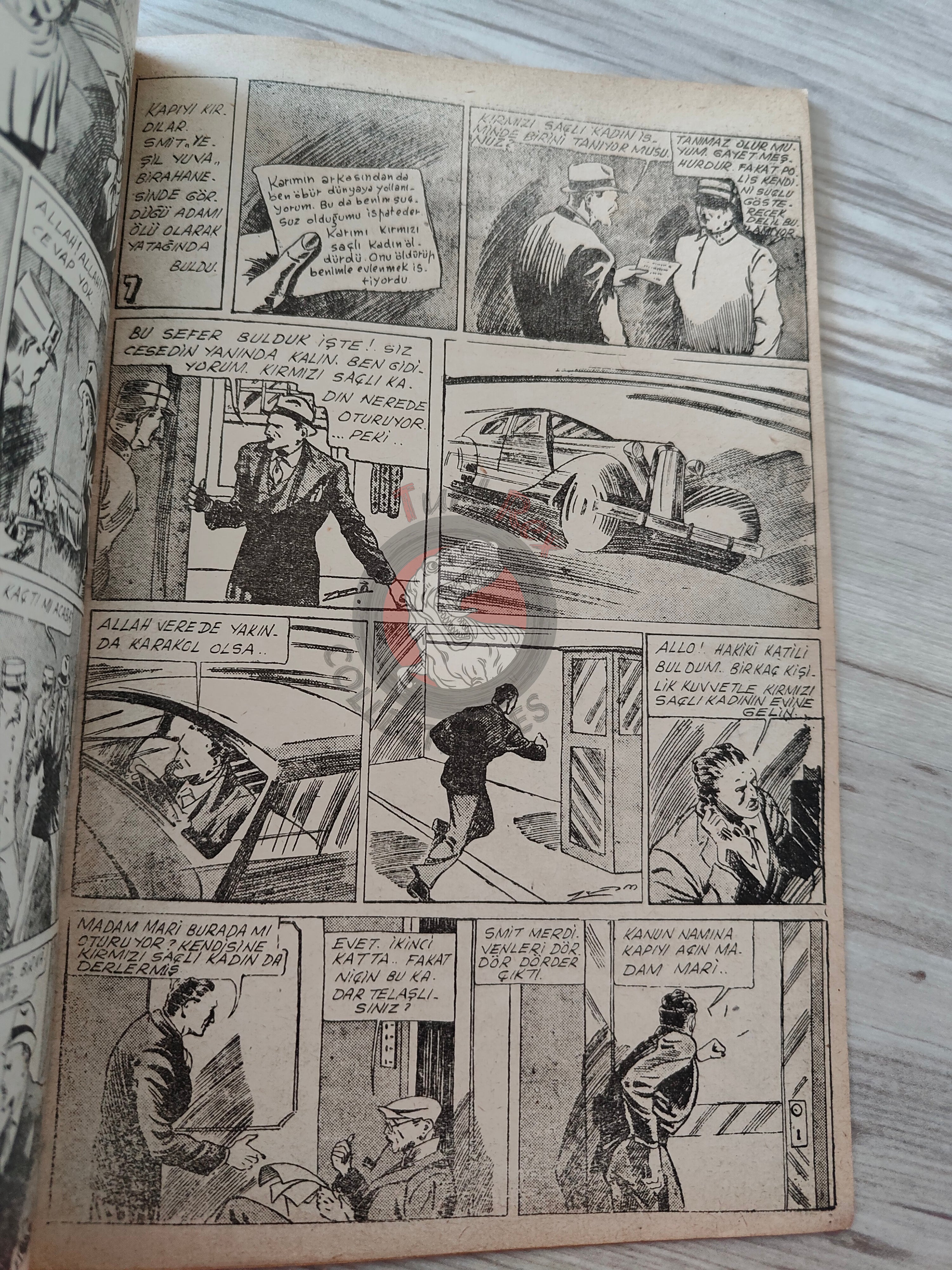 1001 Roman 1944 The Green Nest Turkish Comic Mag Turkey