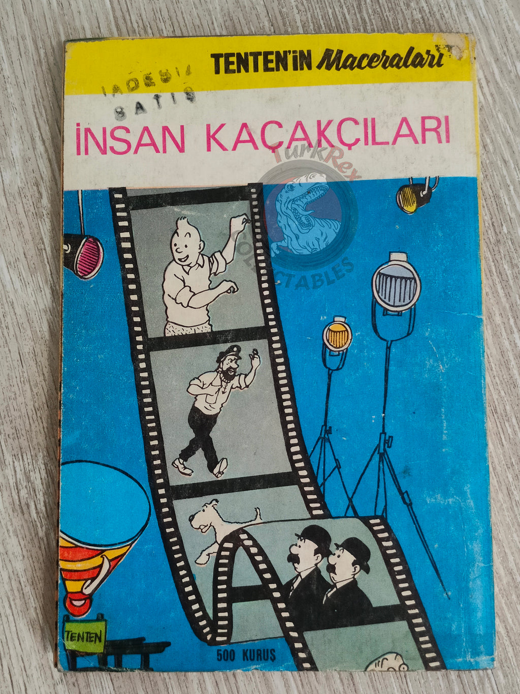 Tintin – The Red Sea Sharks 1973 Turkish Edition Comic Turkey