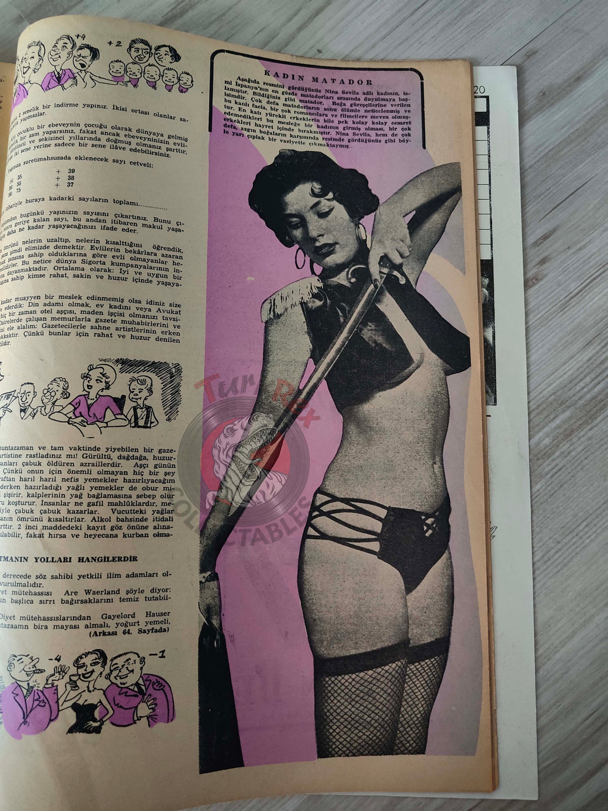 Hafta 1954 Marilyn Monroe Turkish Mag Turkey Gloria DeHaven Nina Sevilla World Beauty Contest