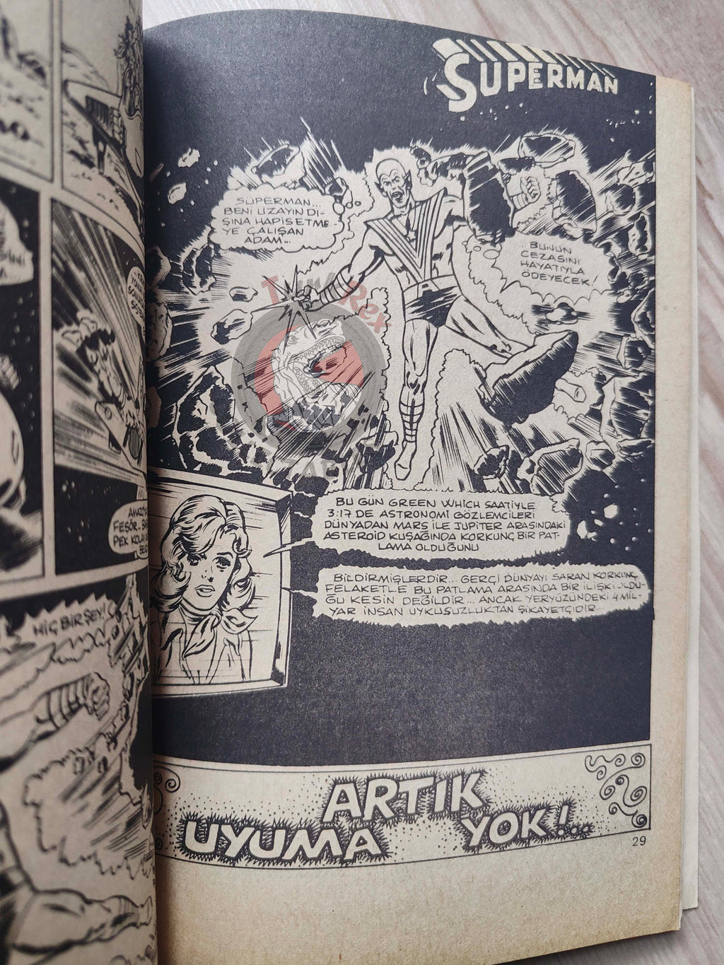 Superman Vol #10 1980s Turkish Comic Turkey #343 Action Comics #480 #481 #482 #483 #502