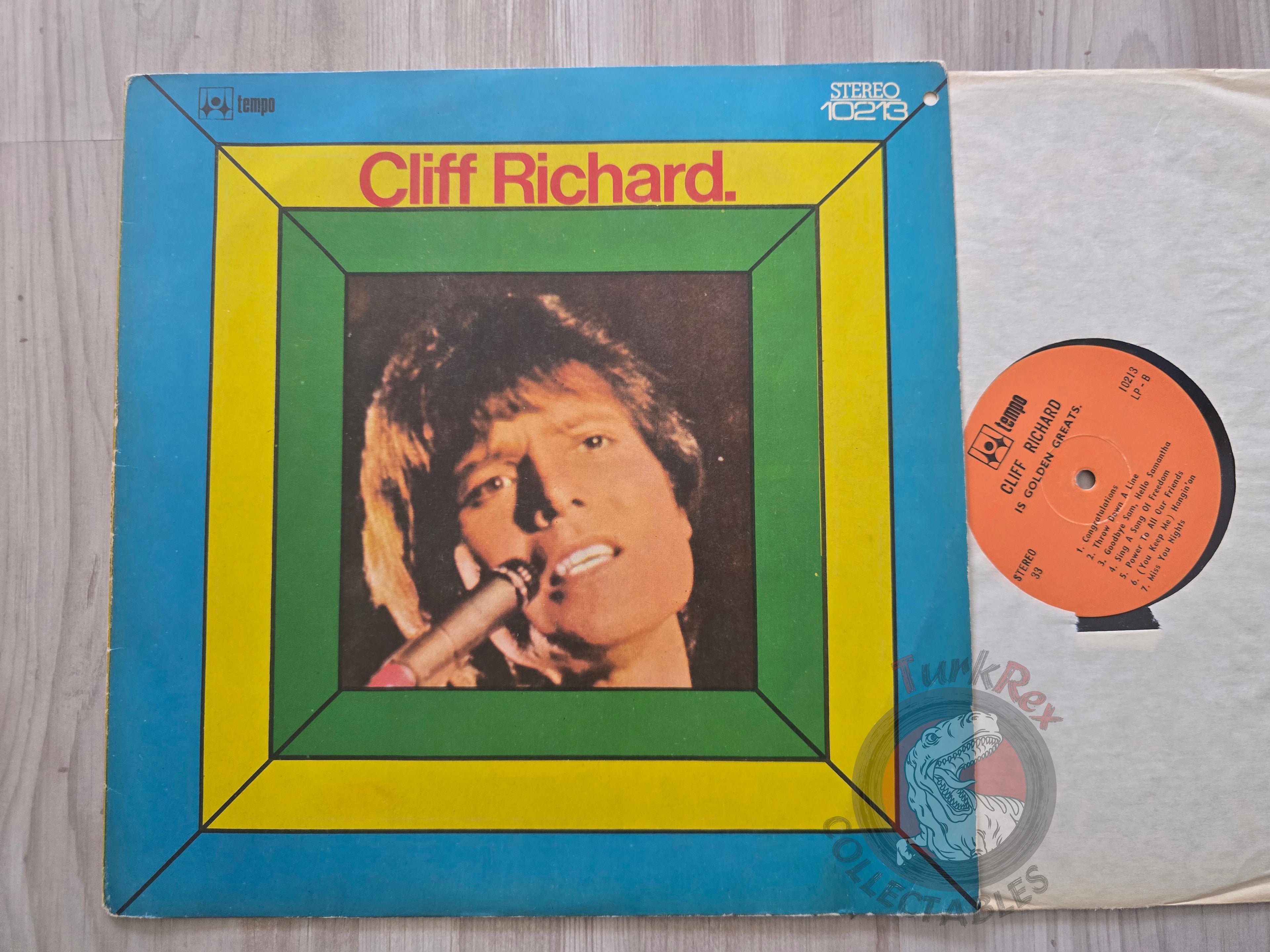 Cliff Richard – 15 Golden Greats Turkish Pressing Vinyl Turkey Edition