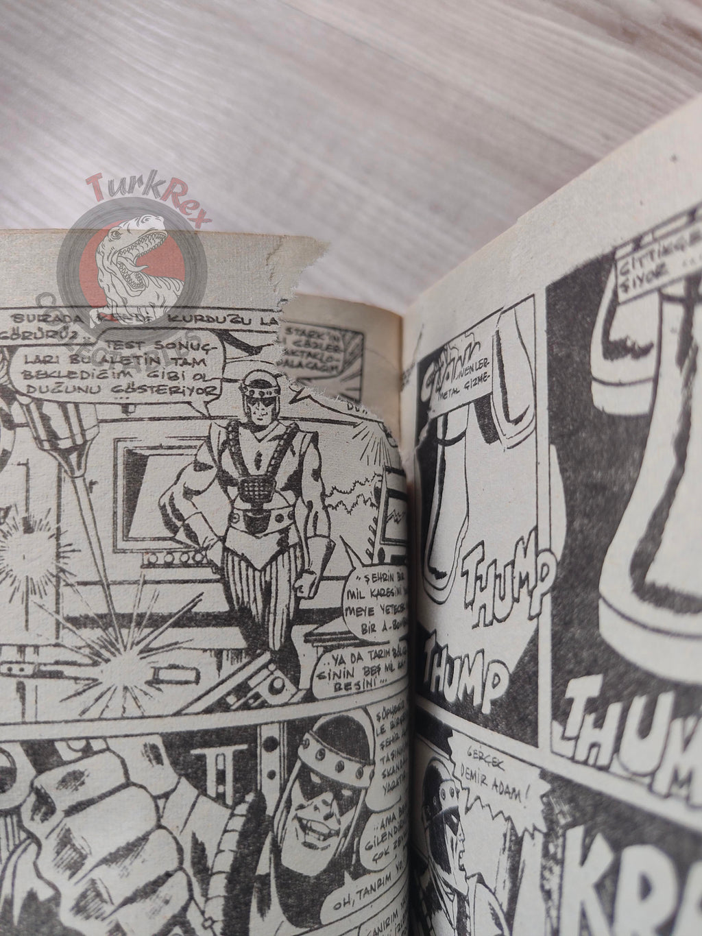 Iron Man #6 Demir Adam 1989 Turkish Comic Turkey #89 #90 #91 #92