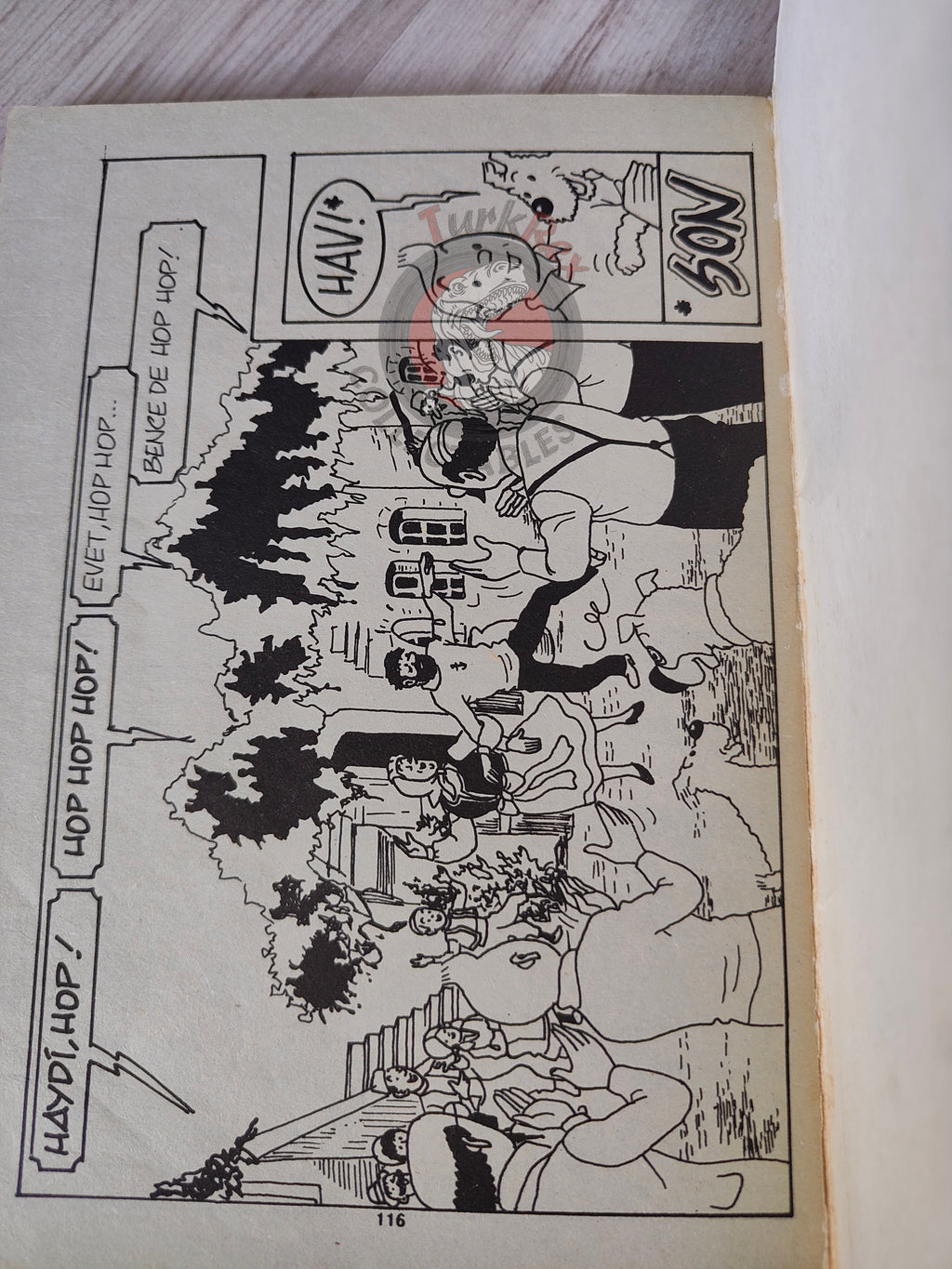 Tintin – Tintin and the Lake of Sharks mid 1980s Turkish Edition Comic Turkey 2