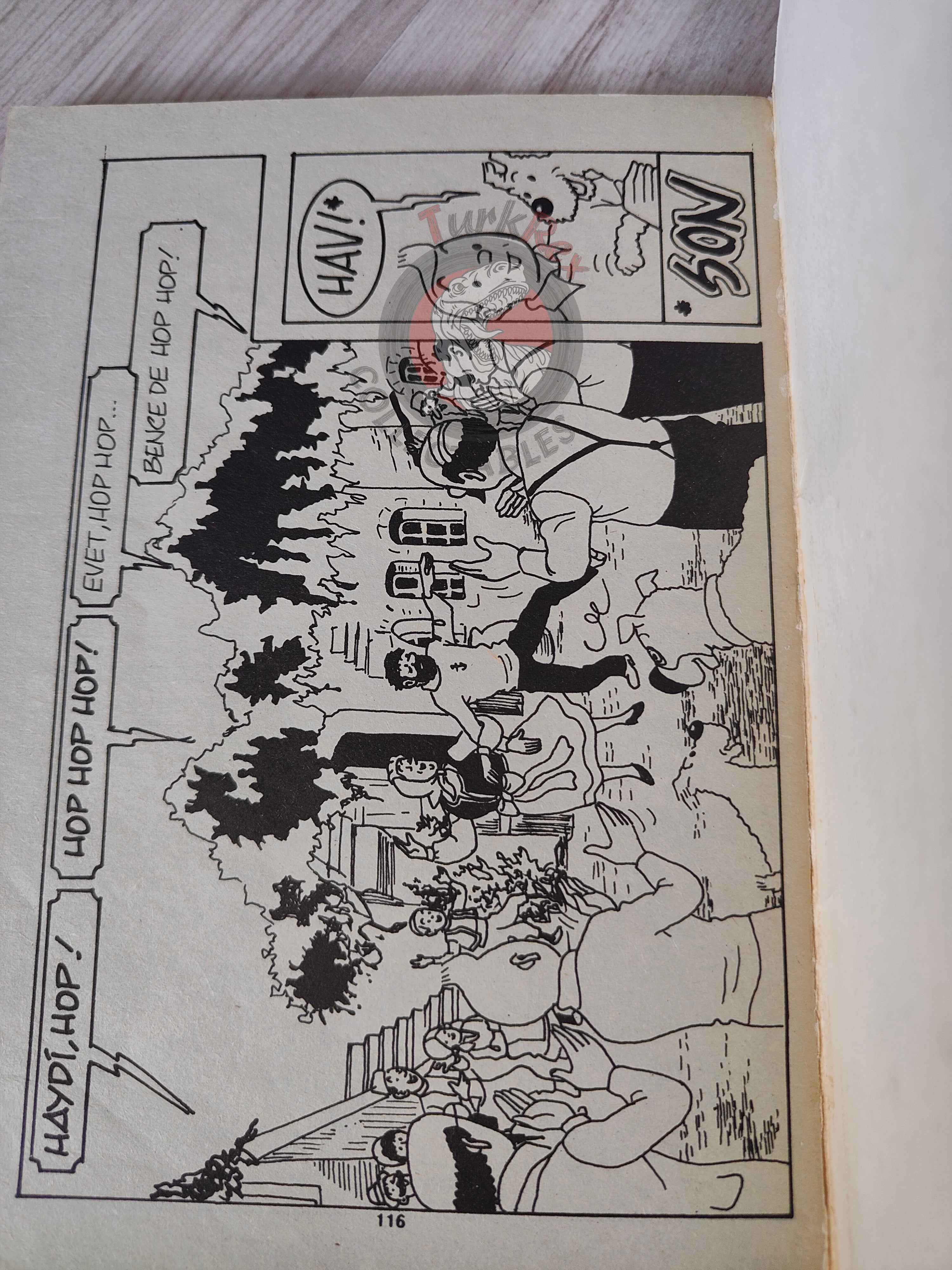 Tintin – Tintin and the Lake of Sharks mid 1980s Turkish Edition Comic Turkey 2