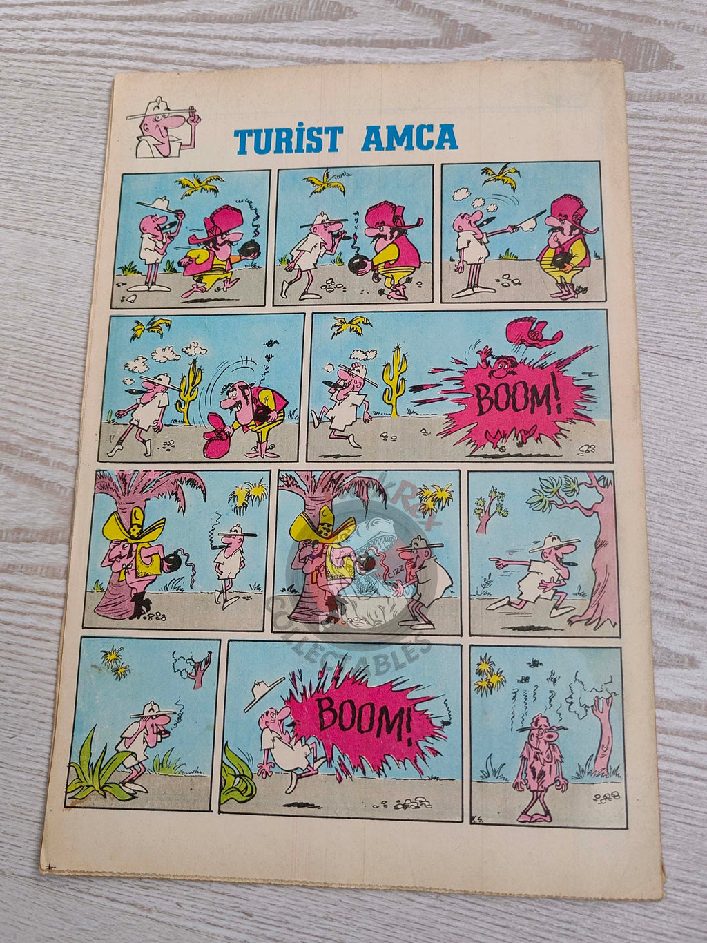 Doğan Kardeş 1969 Magazine #15 Turkish Comic Turkey Zero X, Captain Scarlet, Tarzan