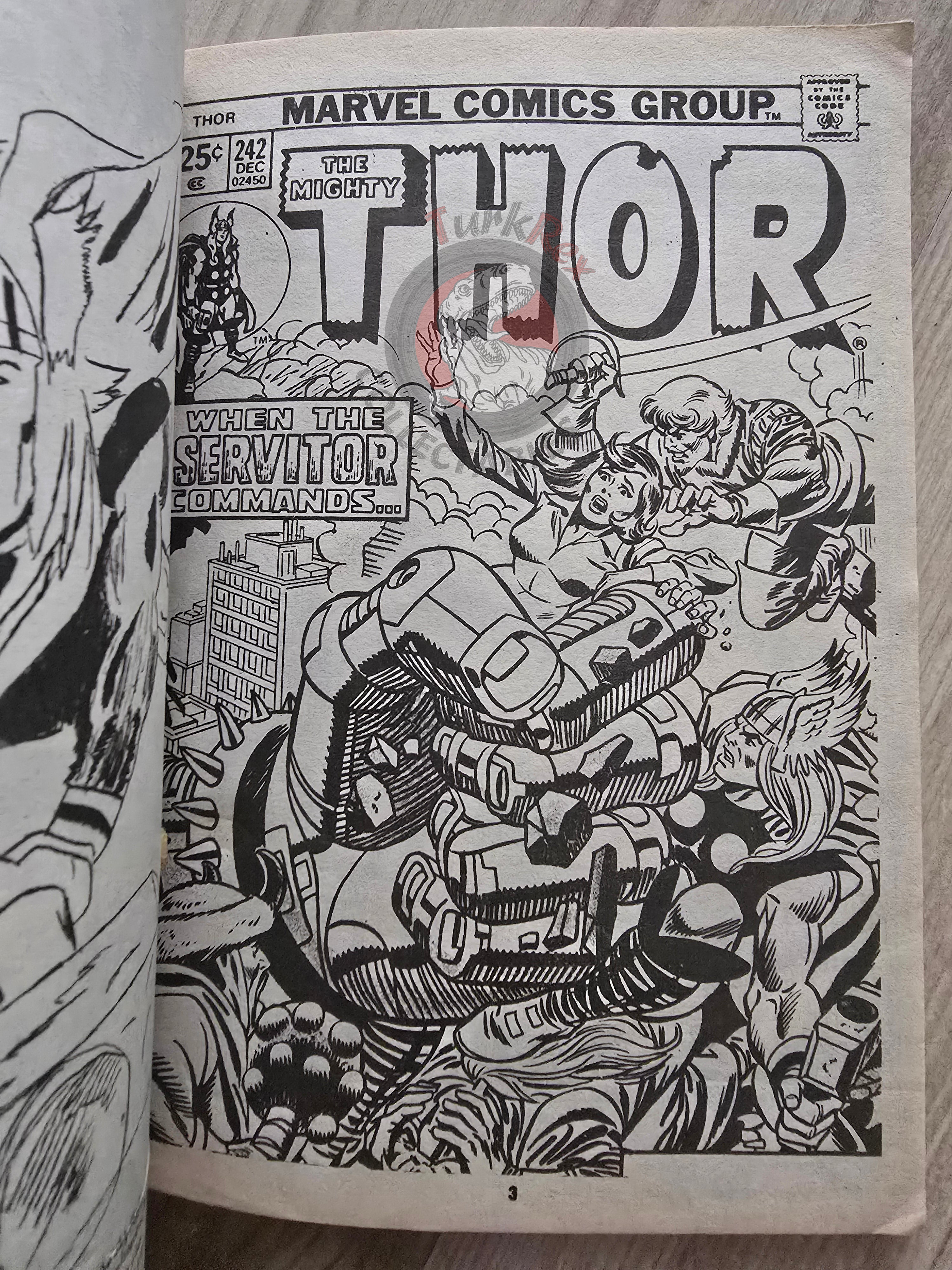 Thor Vol #8 1988 Turkish Comic Turkey The Mighty Thor #236–244 cover #209
