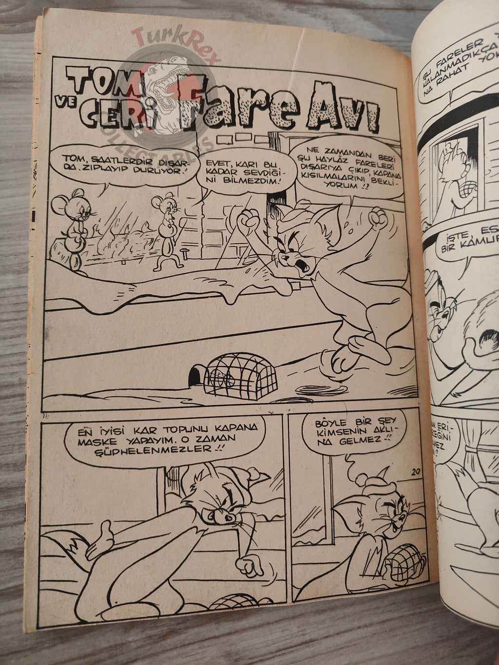 Lucky Luke #3 Les Cousins Dalton 1973 Turkish Comic Turkey Tom and Jerry