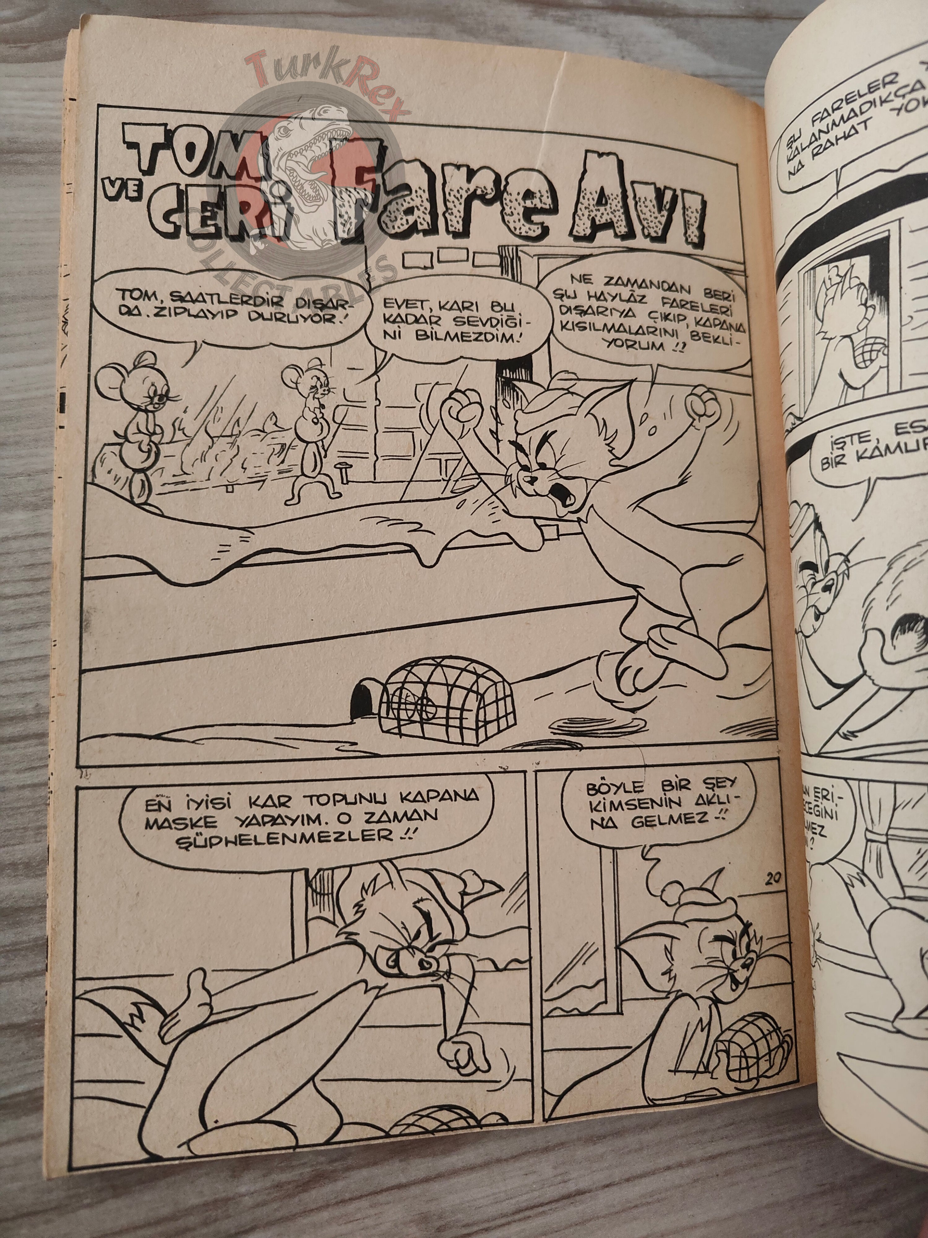 Lucky Luke #3 Les Cousins Dalton 1973 Turkish Comic Turkey Tom and Jerry