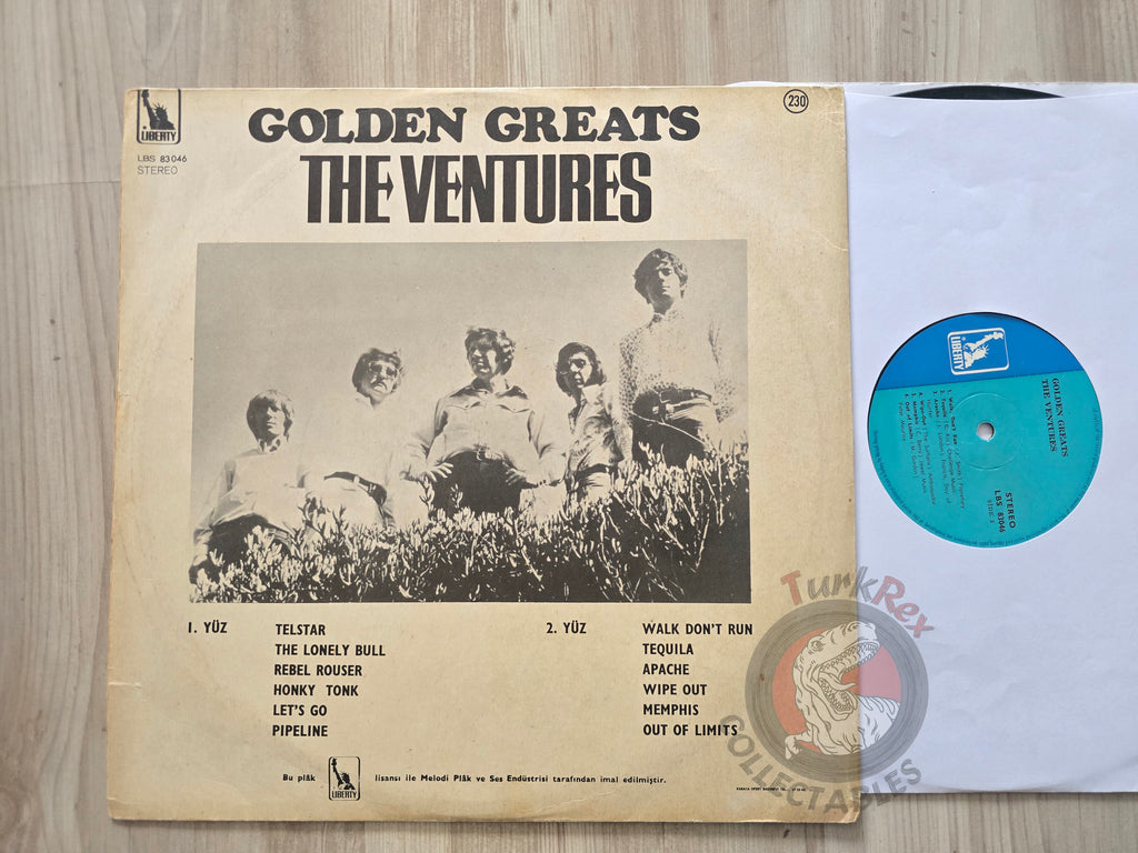 The Ventures – Golden Greats Turkish Pressing Vinyl Turkey Edition