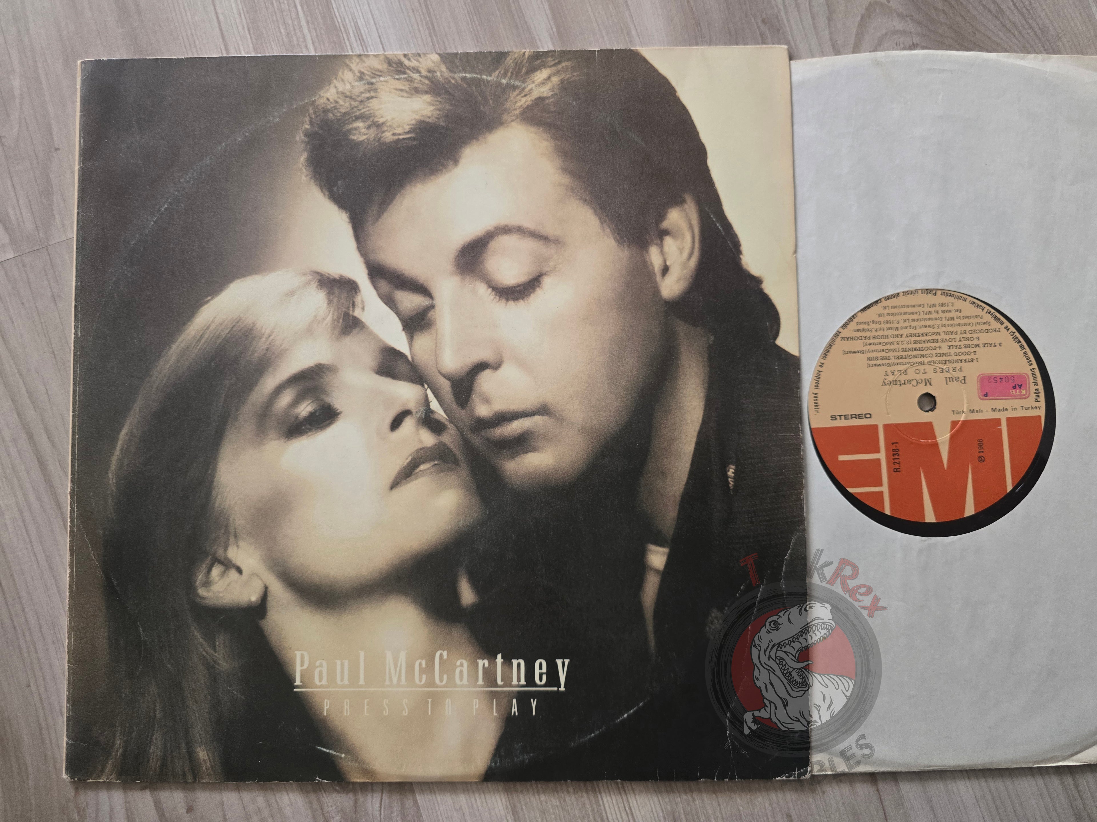 Paul McCartney – Press To Play Turkish Pressing Vinyl Turkey Edition