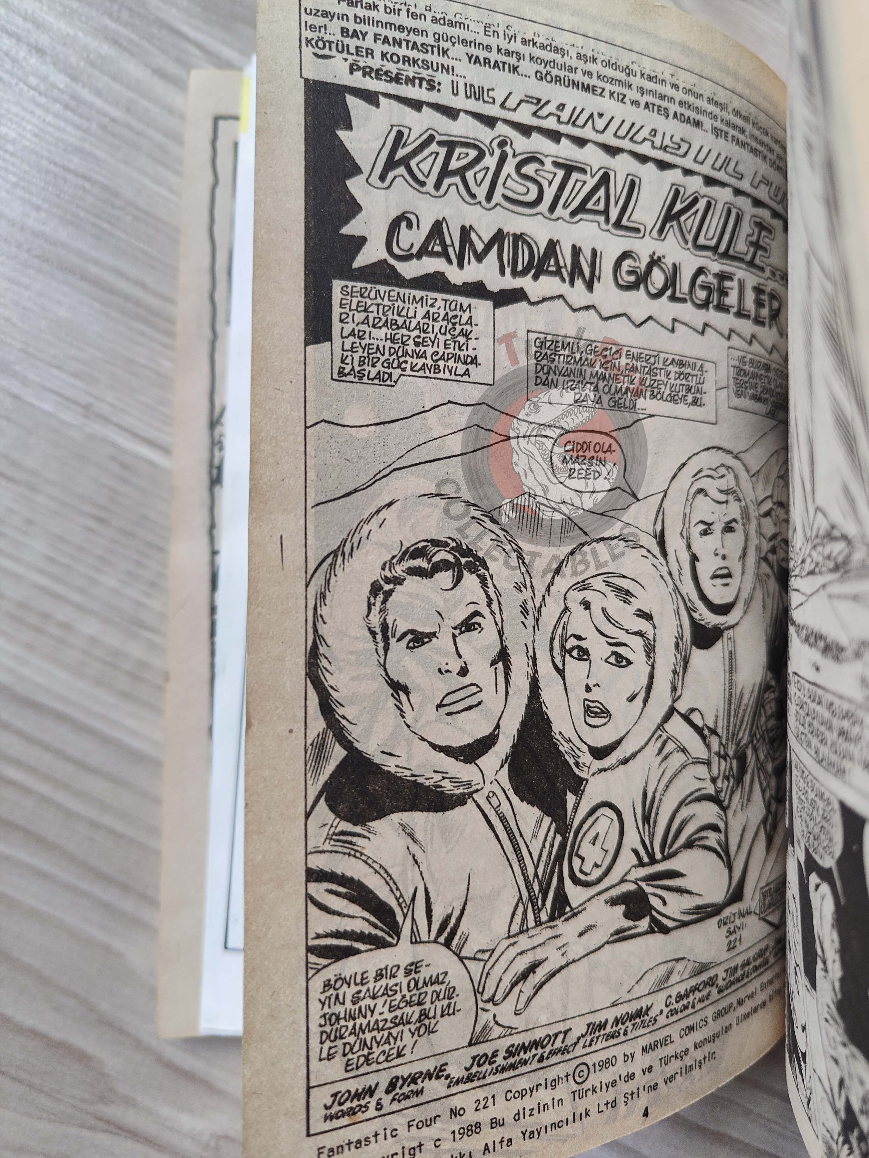 Fantastic Four Volume #5 1989 Turkish Comic Turkey #217 - #224
