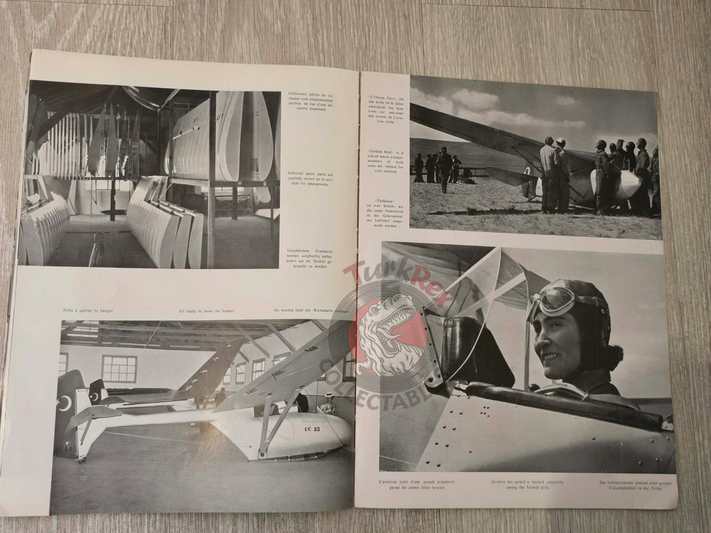 La Turquie Kemaliste 1939 Issue #30 French Magazine Turkey Atatürk Propaganda Aviation