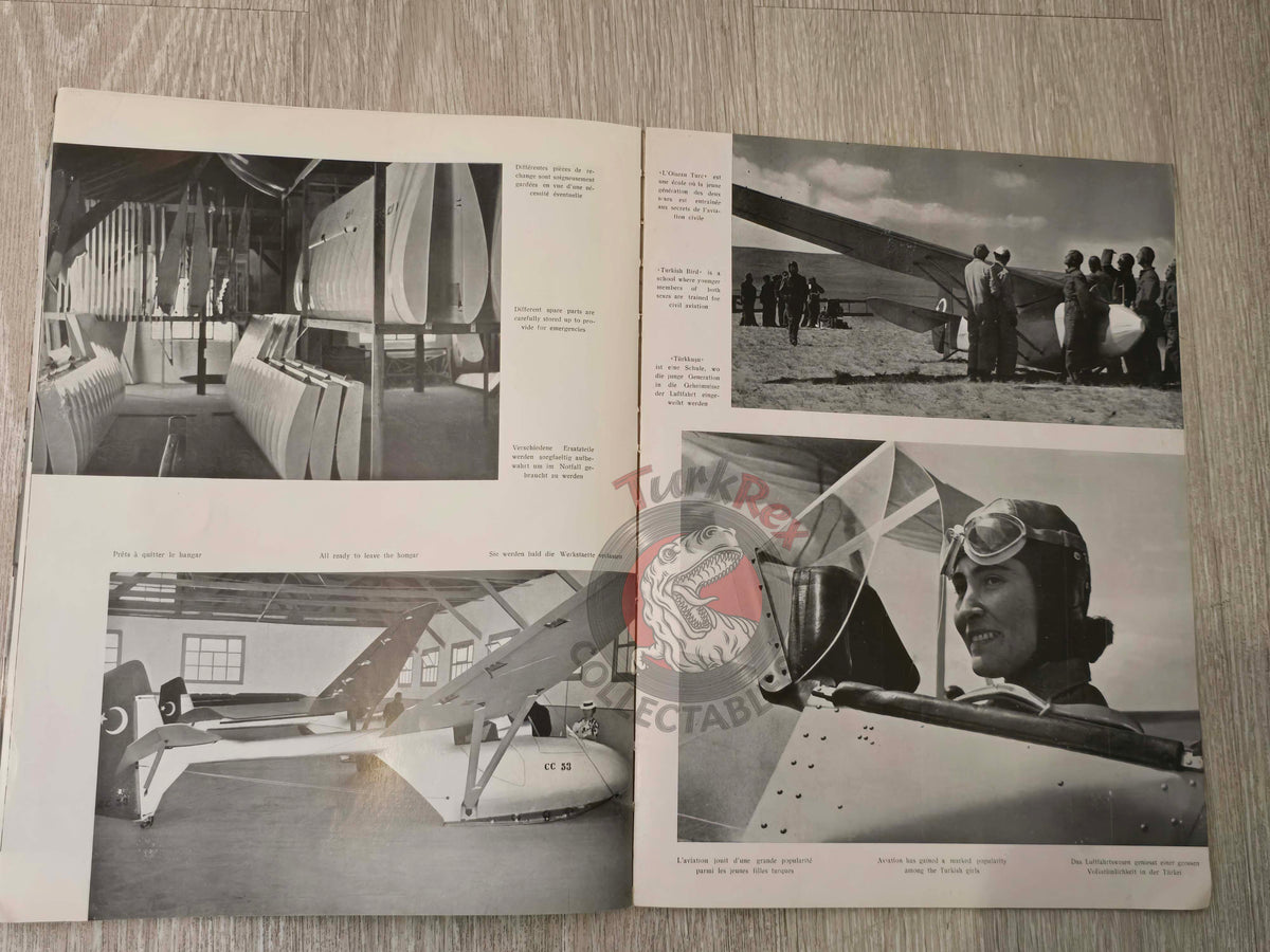 La Turquie Kemaliste 1939 Issue #30 French Magazine Turkey Atatürk Propaganda Aviation