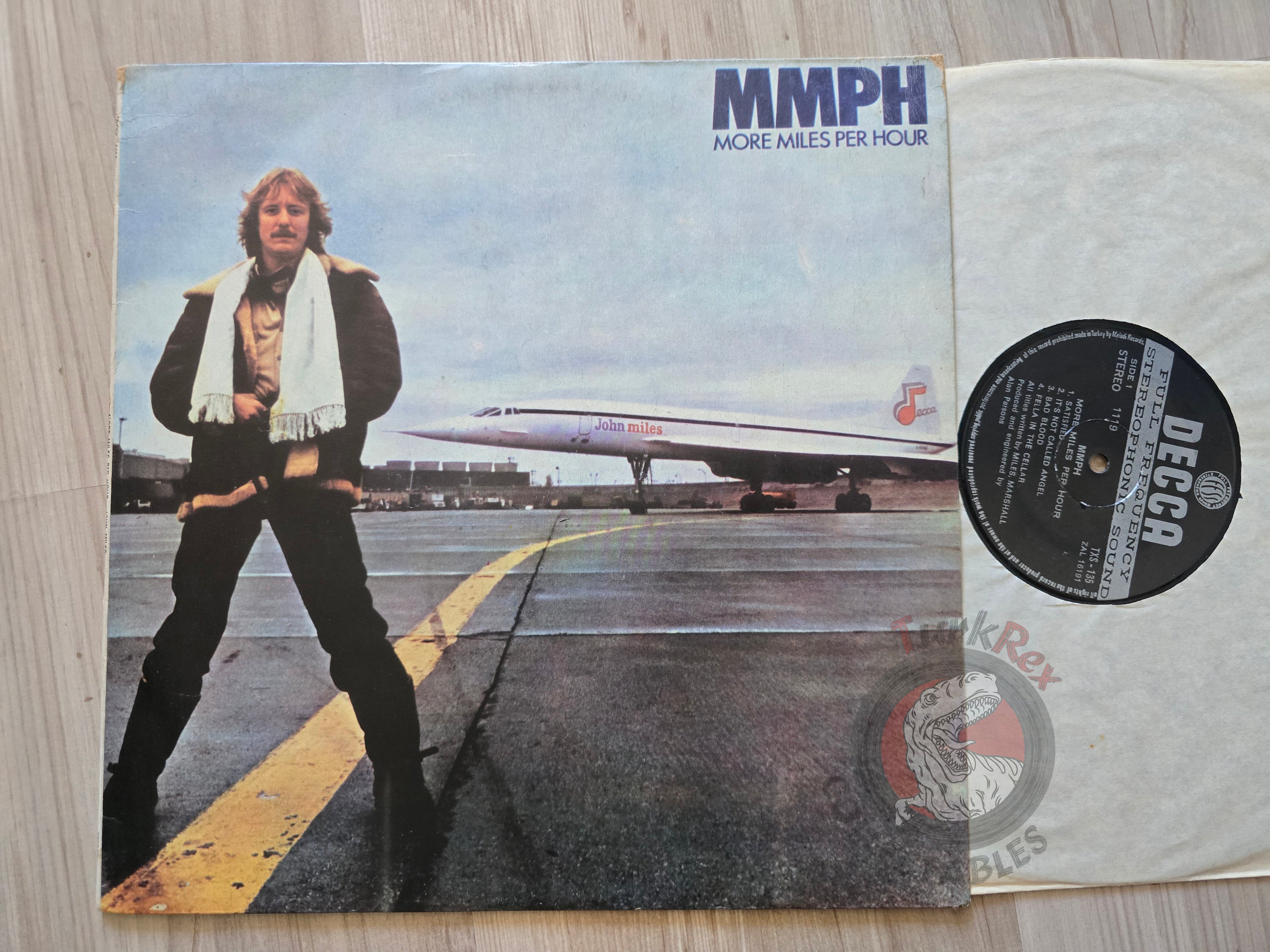 John Miles – MMPH - More Miles Per Hour Turkish Pressing Vinyl Turkey Edition