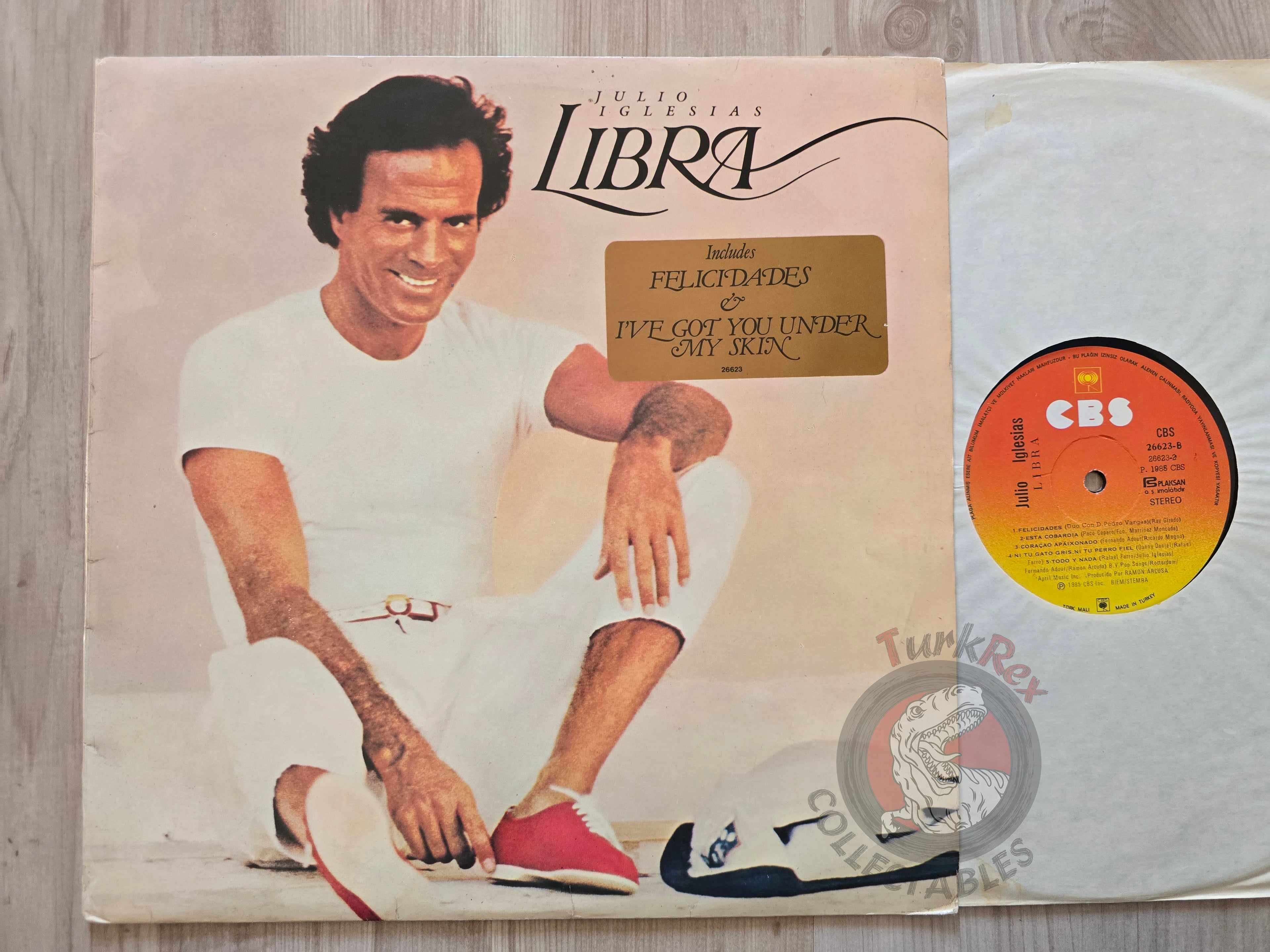 Julio Iglesias – Libra Turkish Pressing Vinyl Turkey Edition