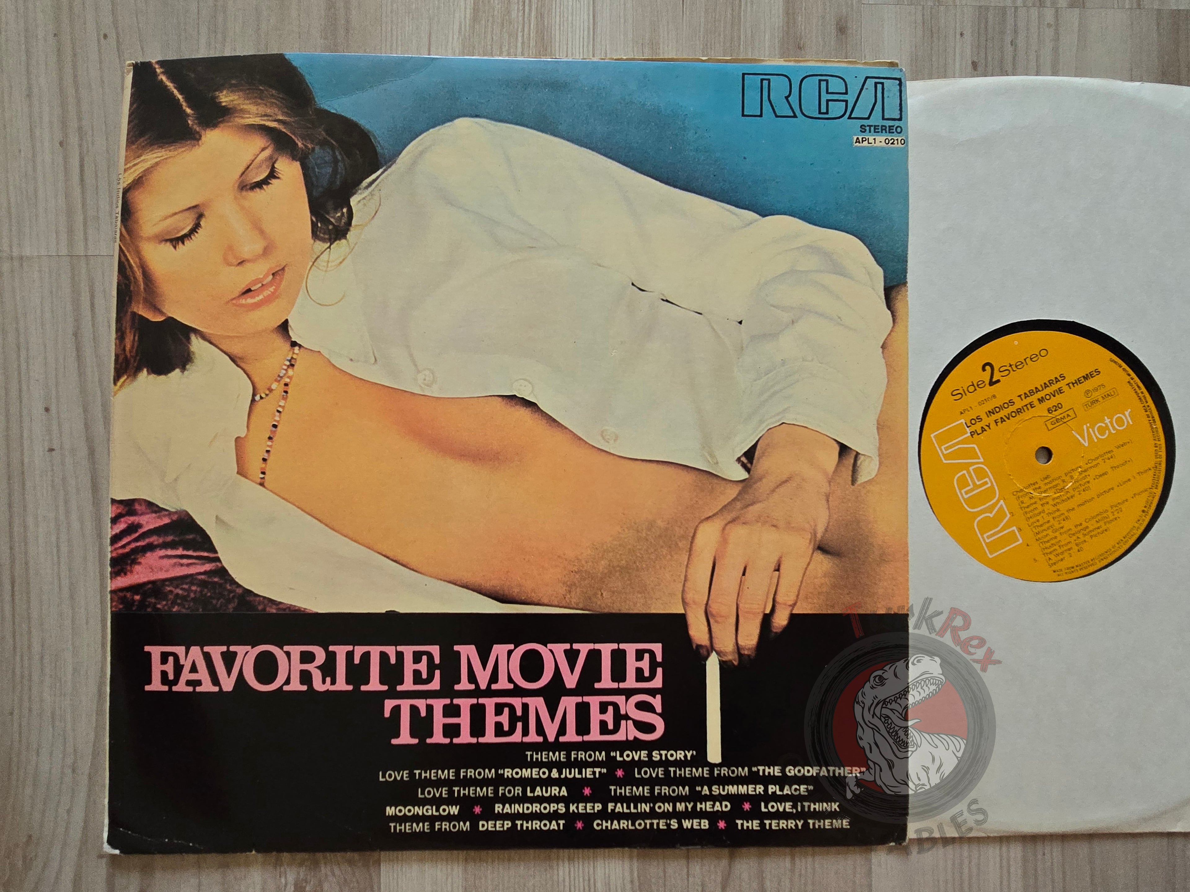 Los Indios Tabajaras – Play Favorite Movie Themes Turkish Pressing Vinyl Turkey Edition