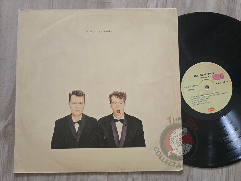 Pet Shop Boys – Actually Turkish Pressing Vinyl Turkey Edition