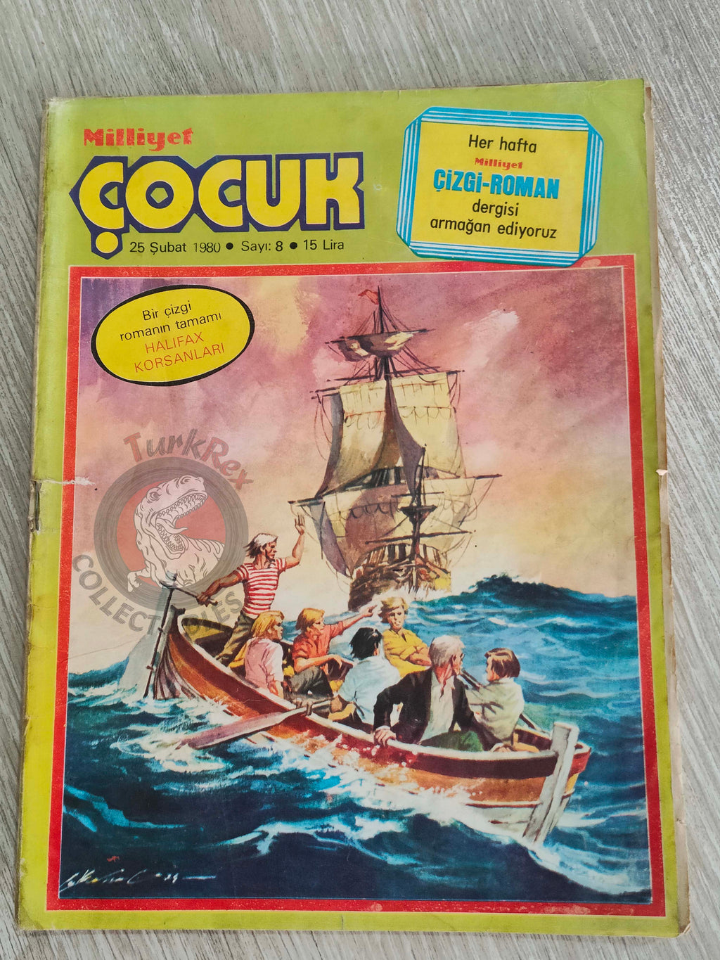 Milliyet Çocuk #8 1980 Turkish Comic Turkey Joyas Literarias Juveniles #133 Jules Verne