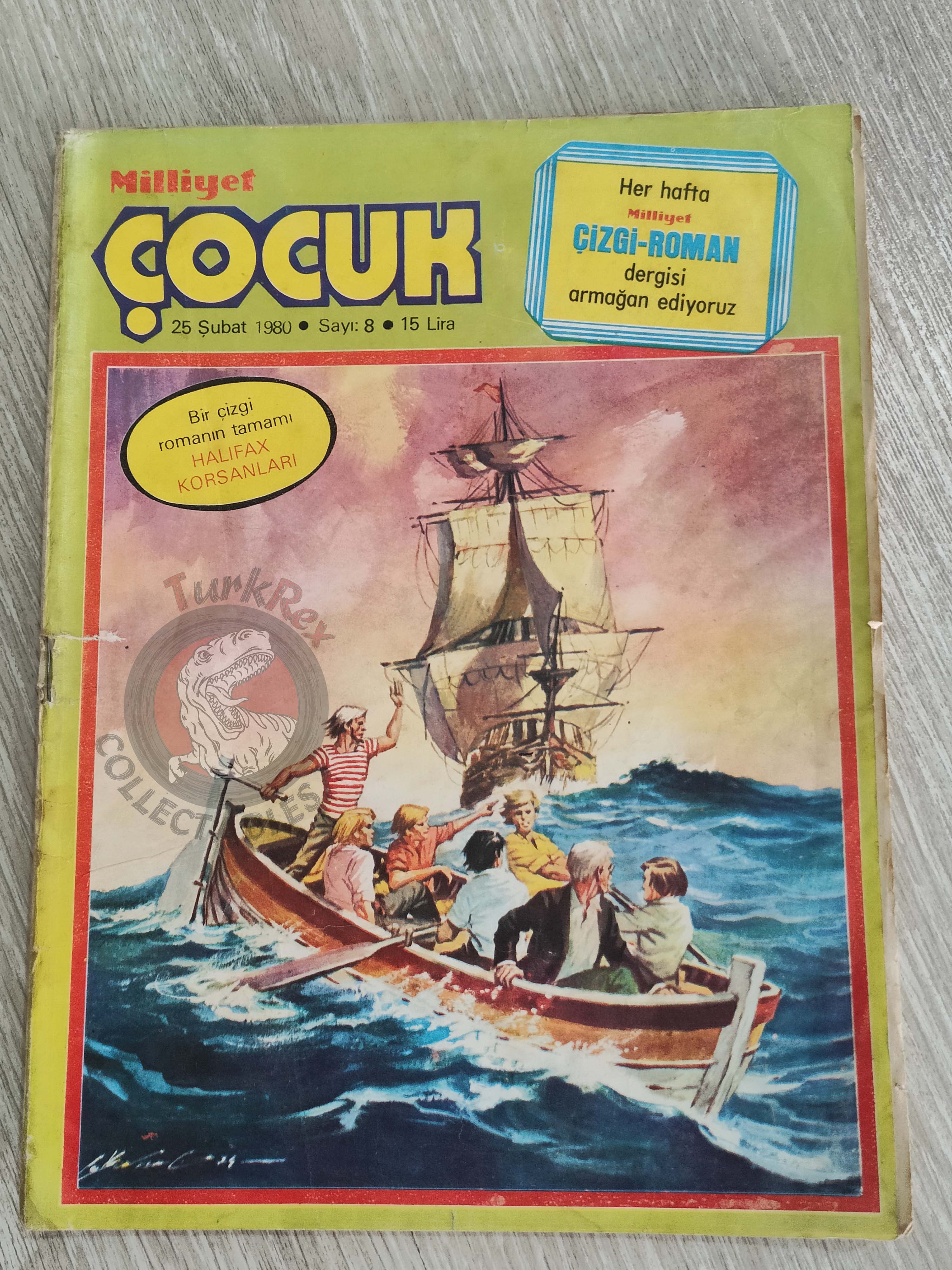 Milliyet Çocuk #8 1980 Turkish Comic Turkey Joyas Literarias Juveniles #133 Jules Verne