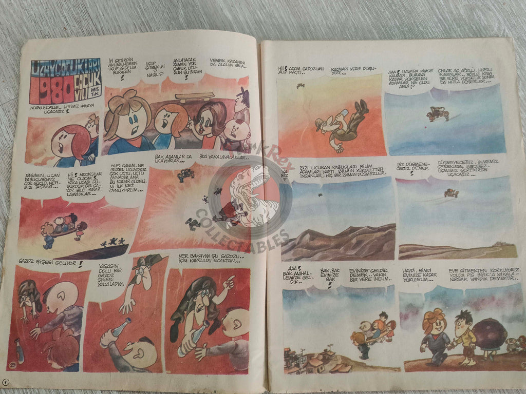 Milliyet Çocuk #8 1980 Turkish Comic Turkey Joyas Literarias Juveniles #133 Jules Verne