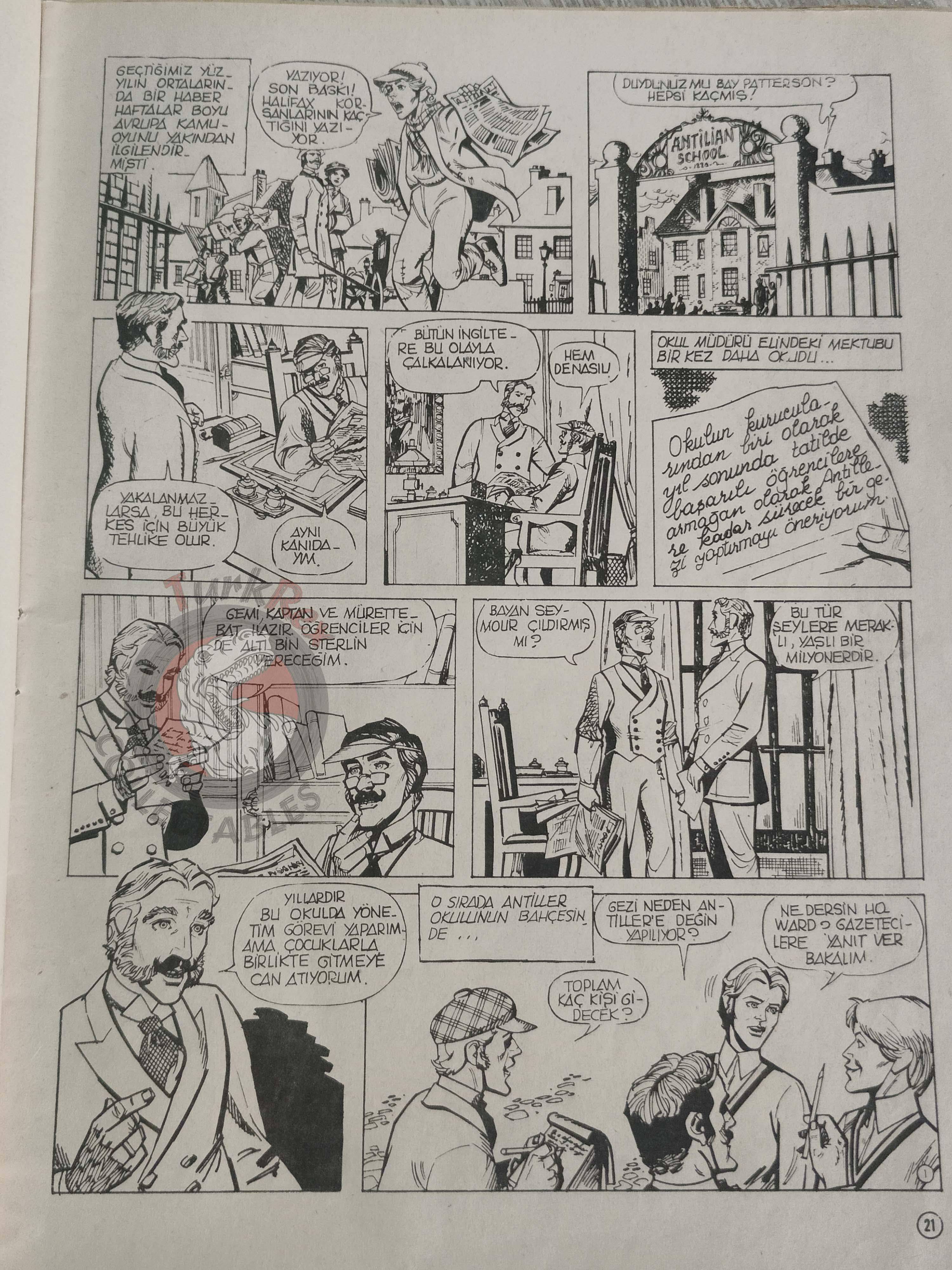 Milliyet Çocuk #8 1980 Turkish Comic Turkey Joyas Literarias Juveniles #133 Jules Verne