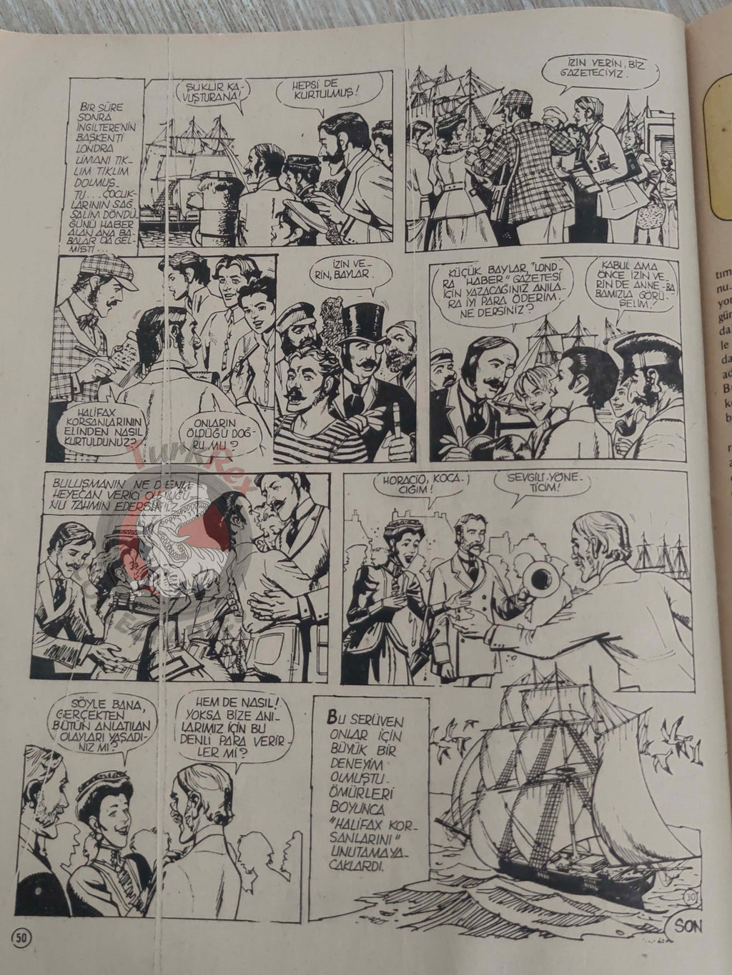 Milliyet Çocuk #8 1980 Turkish Comic Turkey Joyas Literarias Juveniles #133 Jules Verne
