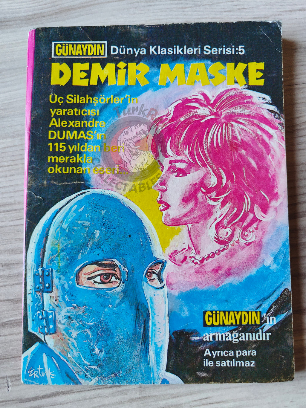 Iron Mask – Alexandre Dumas Turkish Comic Turkey Classics Illustrated