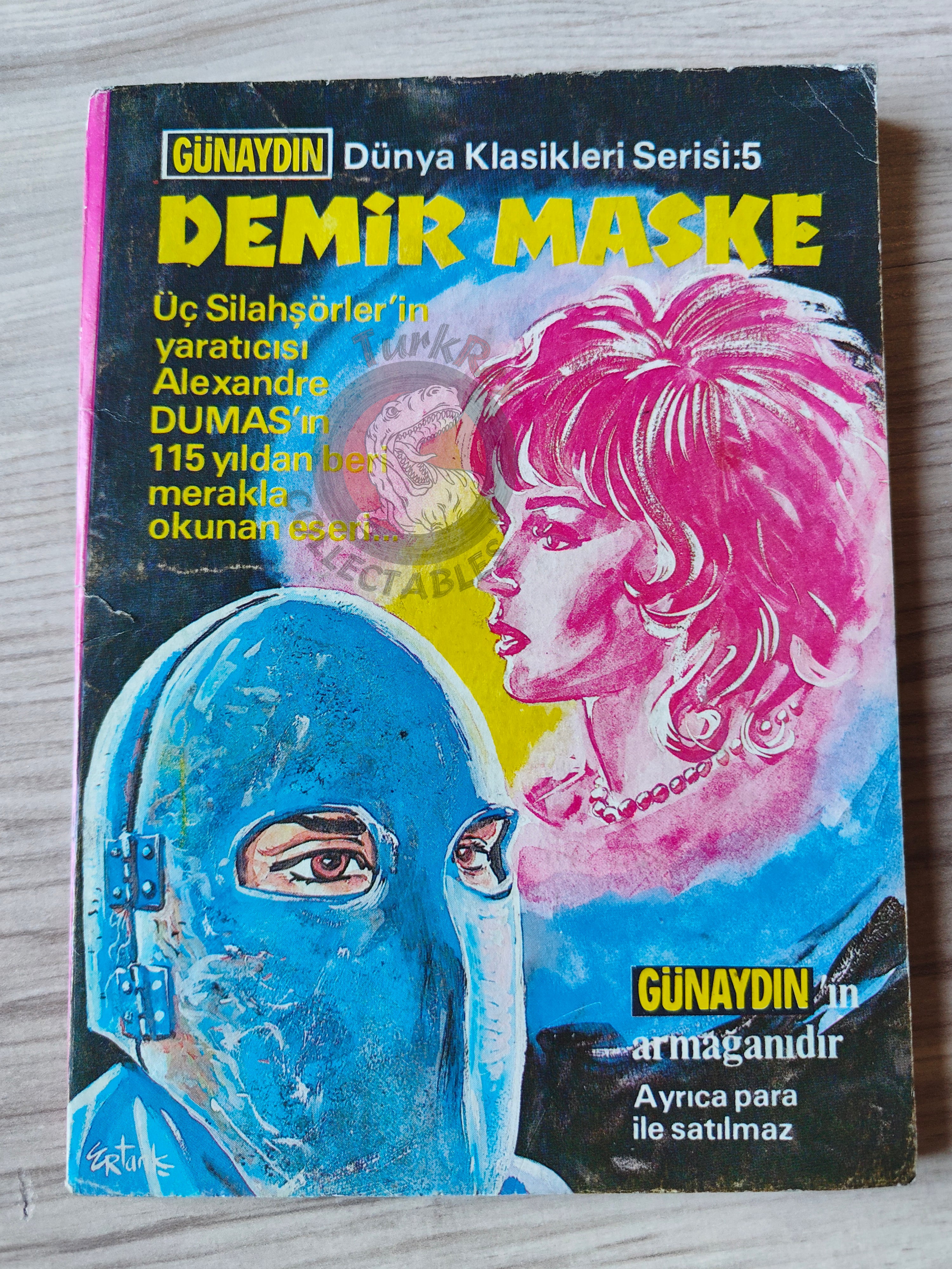 Iron Mask – Alexandre Dumas Turkish Comic Turkey Classics Illustrated