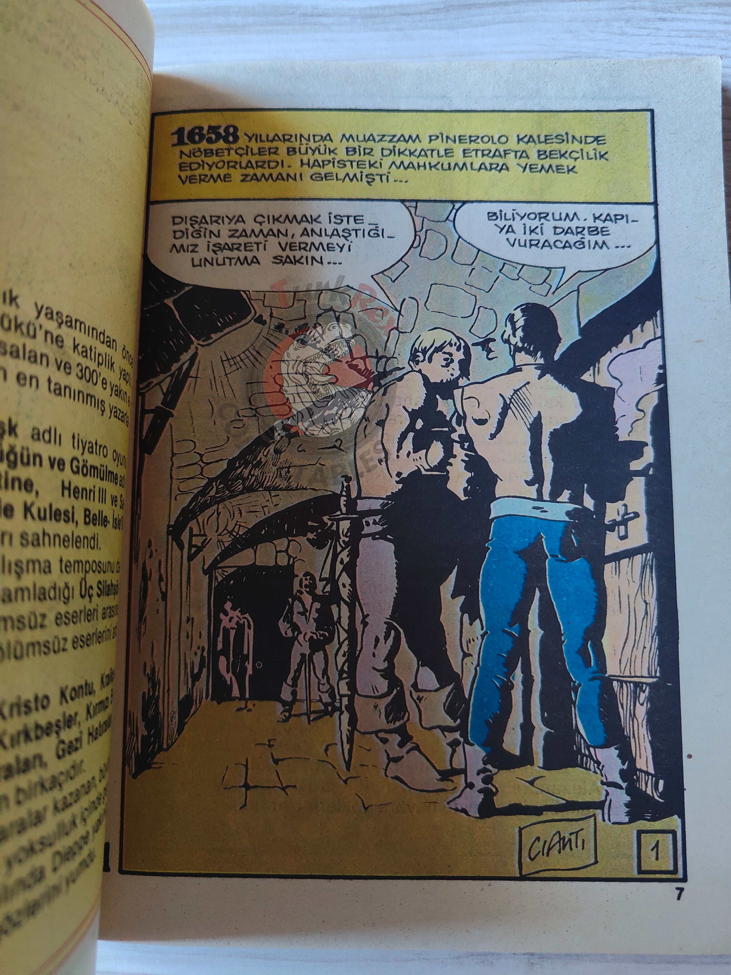 Iron Mask – Alexandre Dumas Turkish Comic Turkey Classics Illustrated