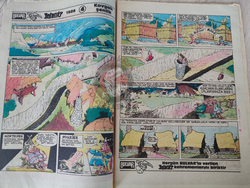 Asterix – Asterix and the Great Divide 1986 Turkish Edition Comic Turkey 2