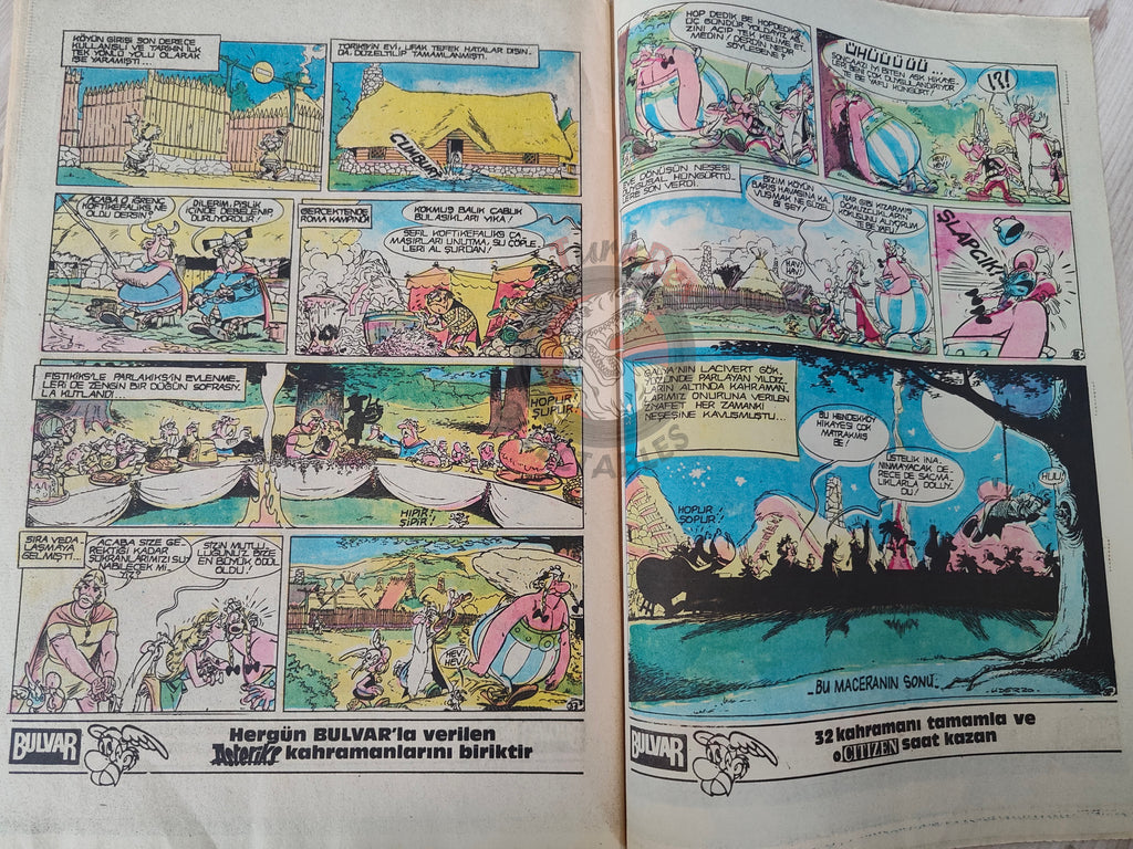 Asterix – Asterix and the Great Divide 1986 Turkish Edition Comic Turkey 2