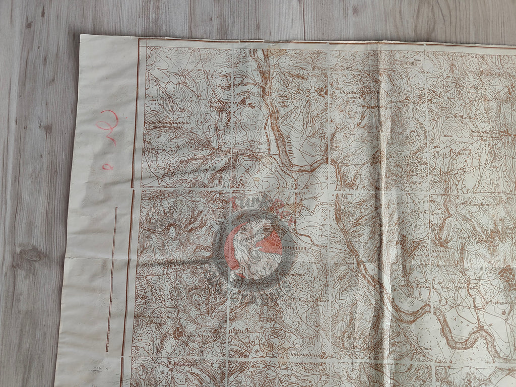 Basra Vilayet Ottoman Map 1915 General Staff of the Ottoman Army Kuwait Iraq Middle East WW1 Saudi Arabia